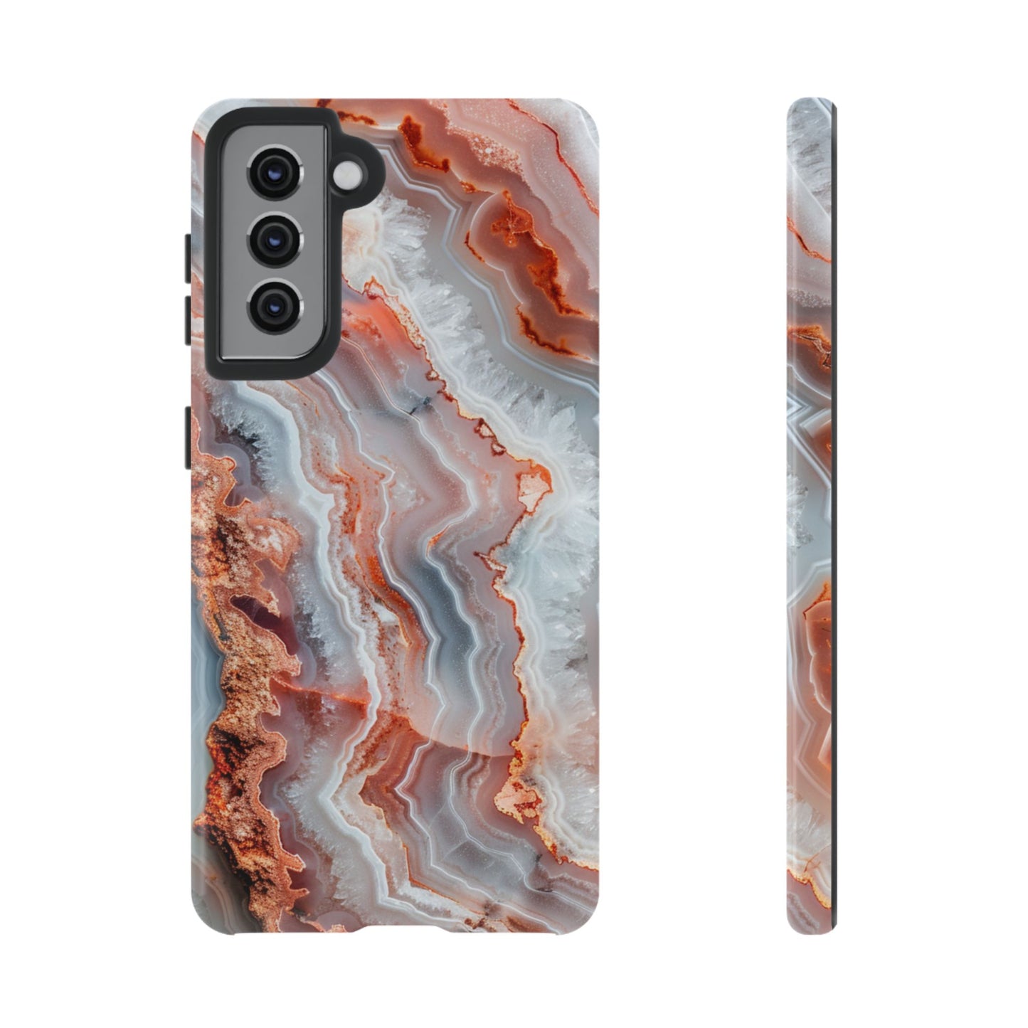 Rose Agate Currents – Tough Samsung Galaxy Case