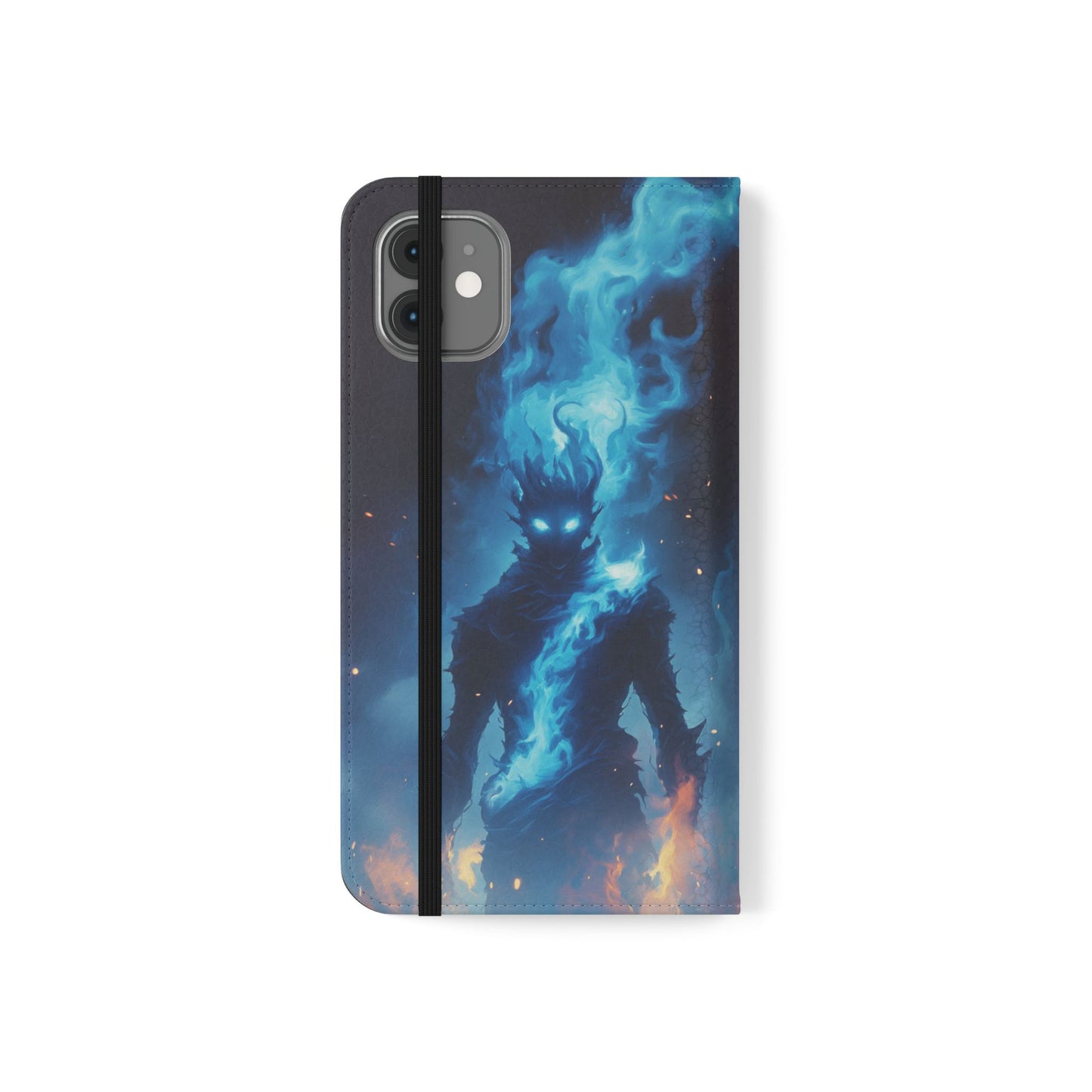 Blue Flame Spirit - Wallet Flip Case