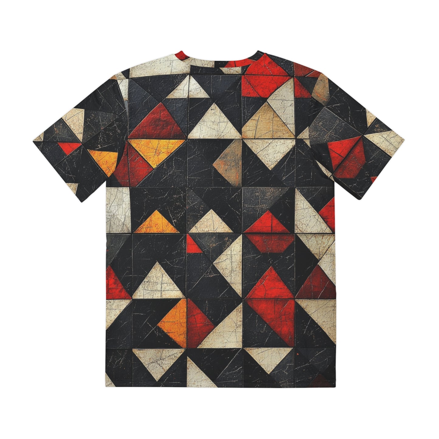 Geometric Triangles All-Over Print Men's T-Shirt