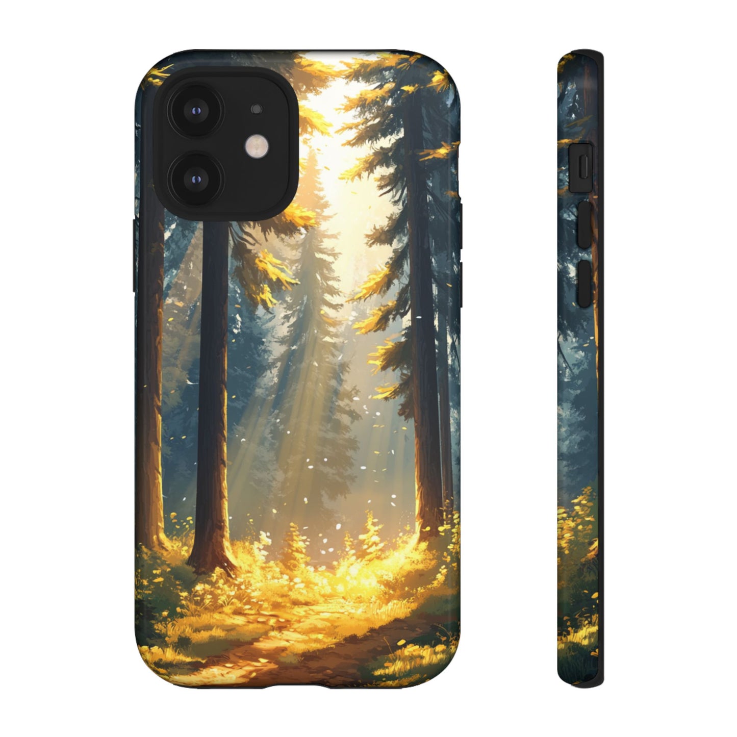 Golden Forest Path – Tough iPhone Case