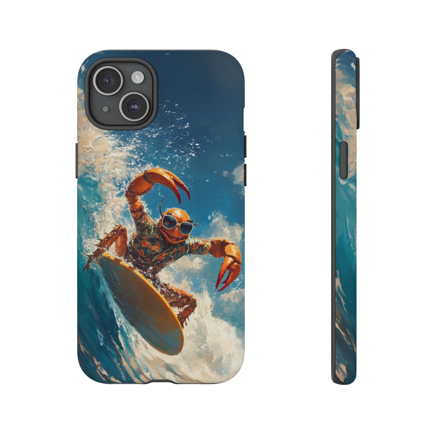 Surfing Crab - Tough iPhone Case