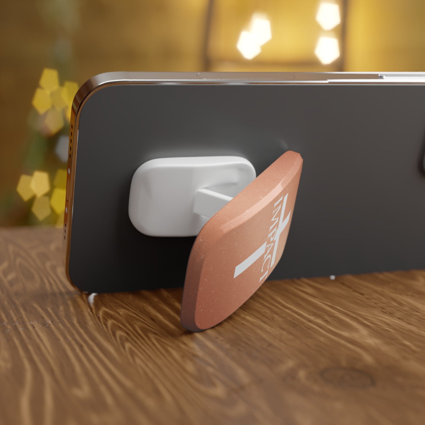 Phone Click-On Grip -  Imp Water - Rose Gold