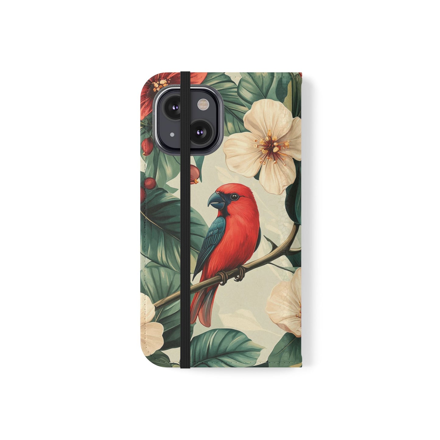 Scarlet Songbird - Wallet Flip Case