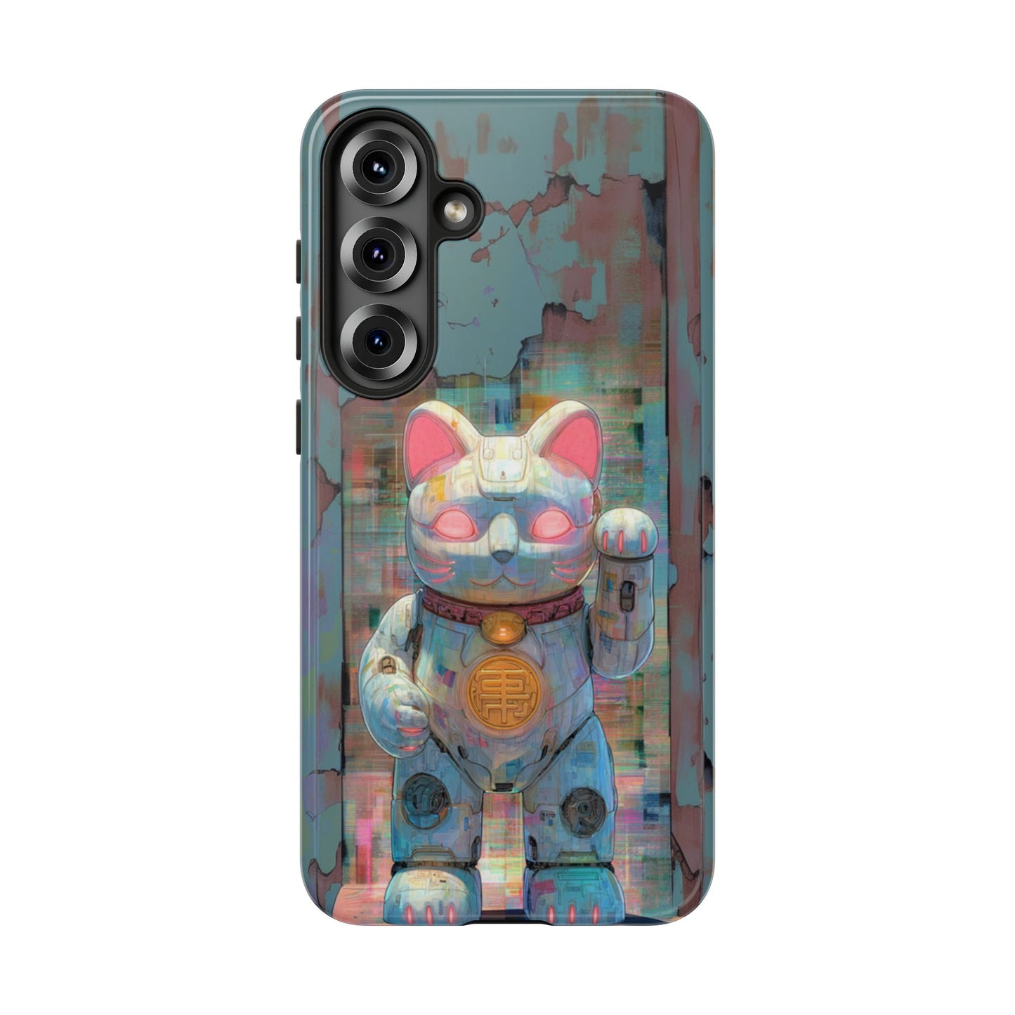 Cyber Lucky Cat - Tough Samsung Galaxy Case