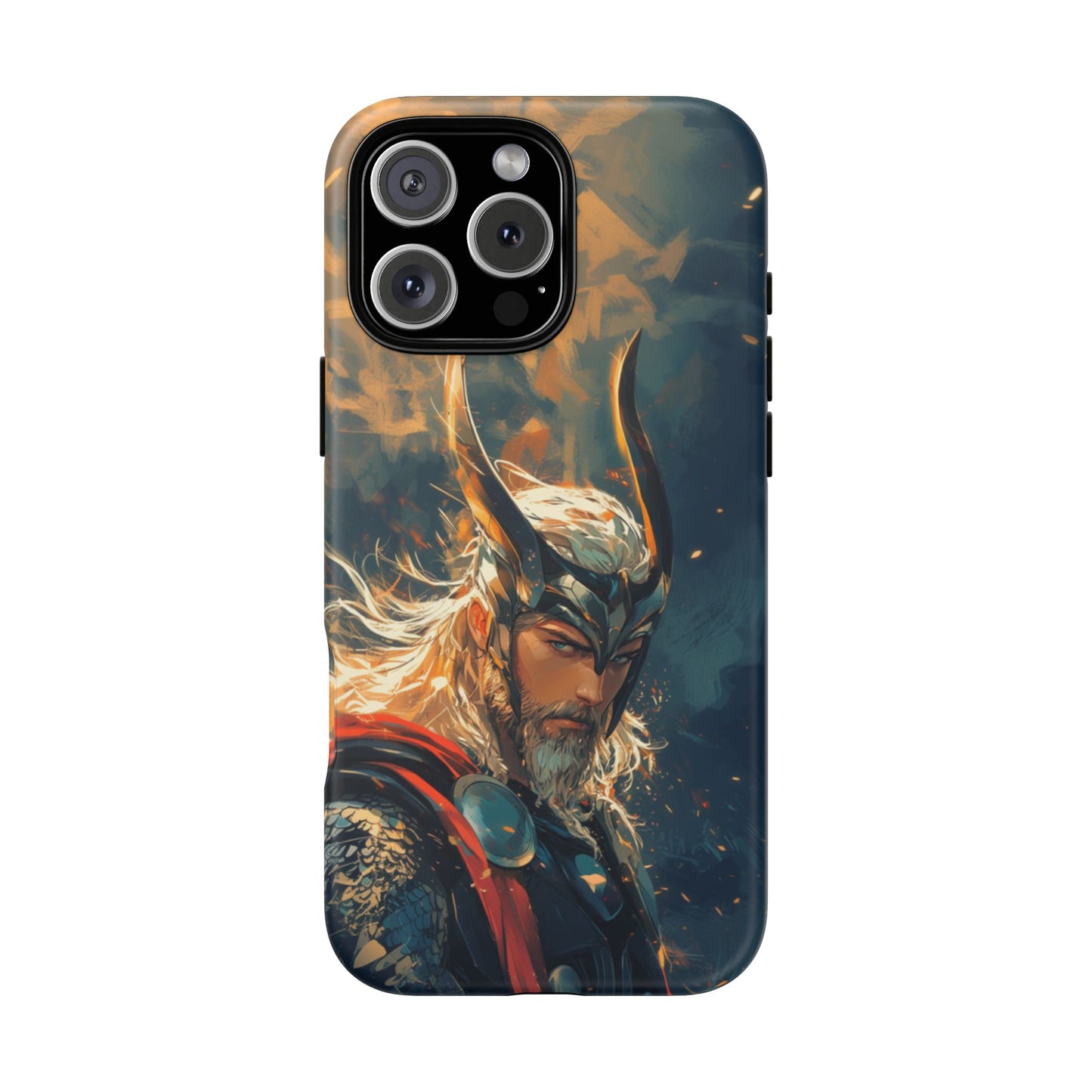 Storm-Bringer: Epic Thor Anime-Style Phone Case - iPhone, Google Pixel, Samsung