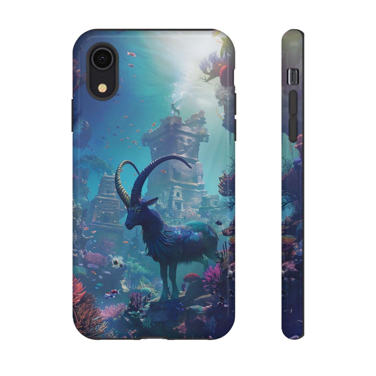 Capricorn's Underwater Realm - iPhone, Google Pixel, Samsung Galaxy