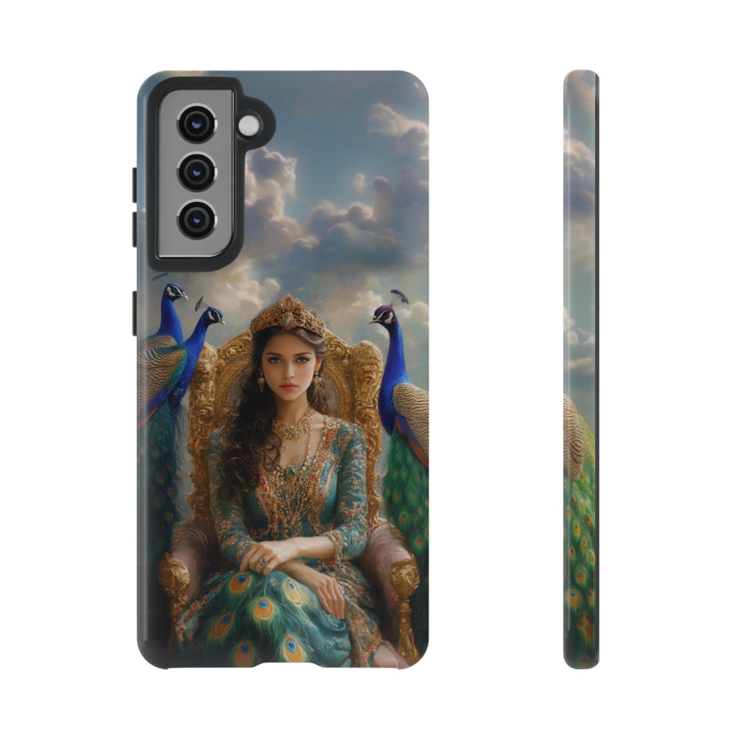 Hera Peacock Empress Golden Throne - Tough Samsung Galaxy Case