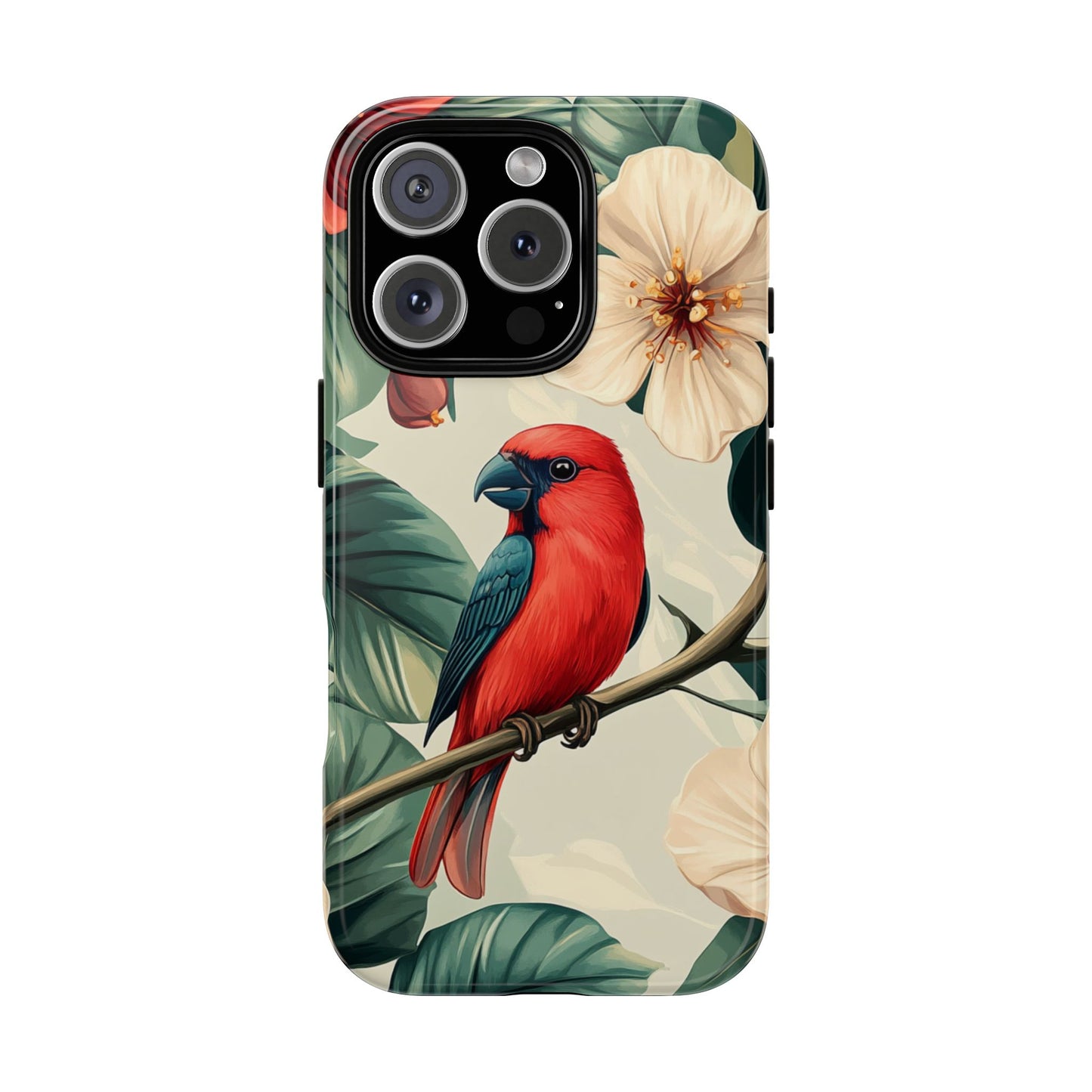 Scarlet Songbird - Tough iPhone Case