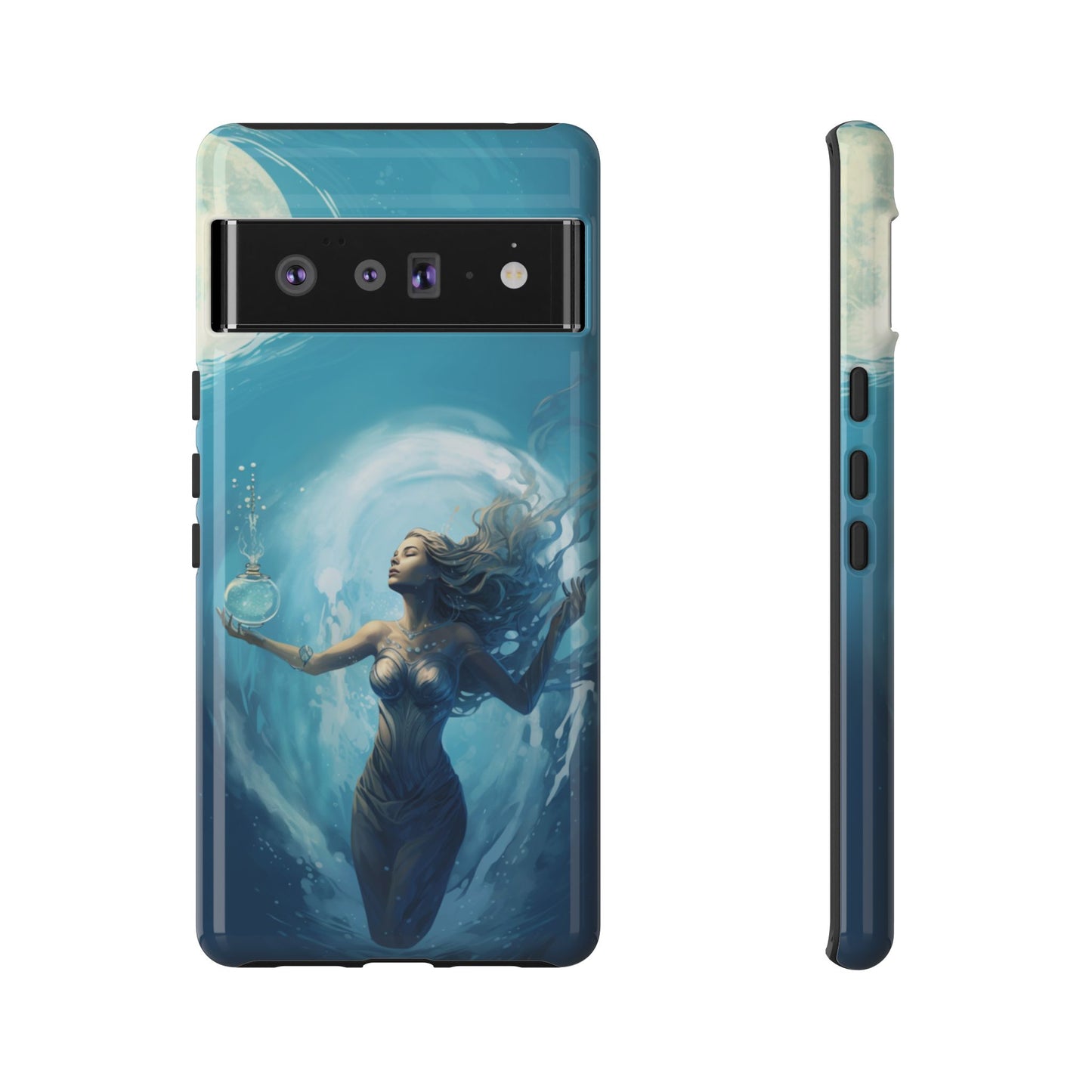 Aquarius Lunar Water Bearer Phone Case – iPhone, Google Pixel, Samsung Galaxy