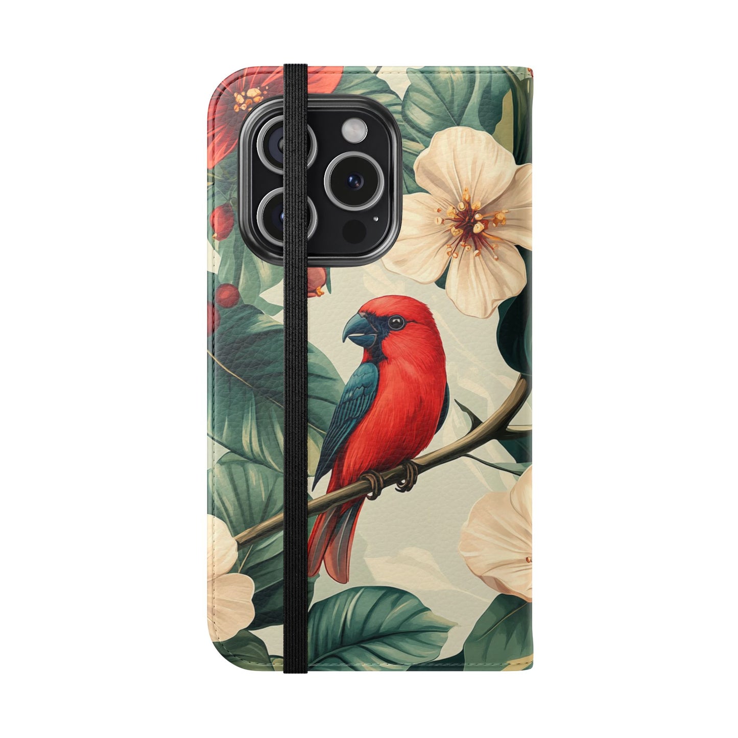Scarlet Songbird - Wallet Flip Case