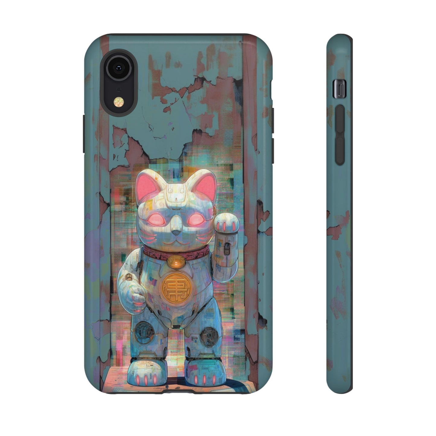 Cyber Lucky Cat - Tough iPhone Case