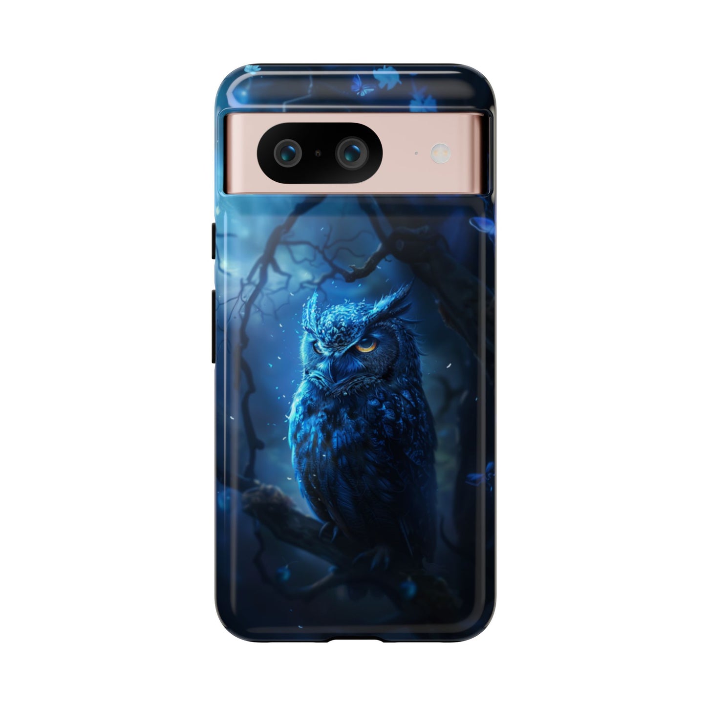 Azure Nocturne Owl – Tough Google Pixel Case