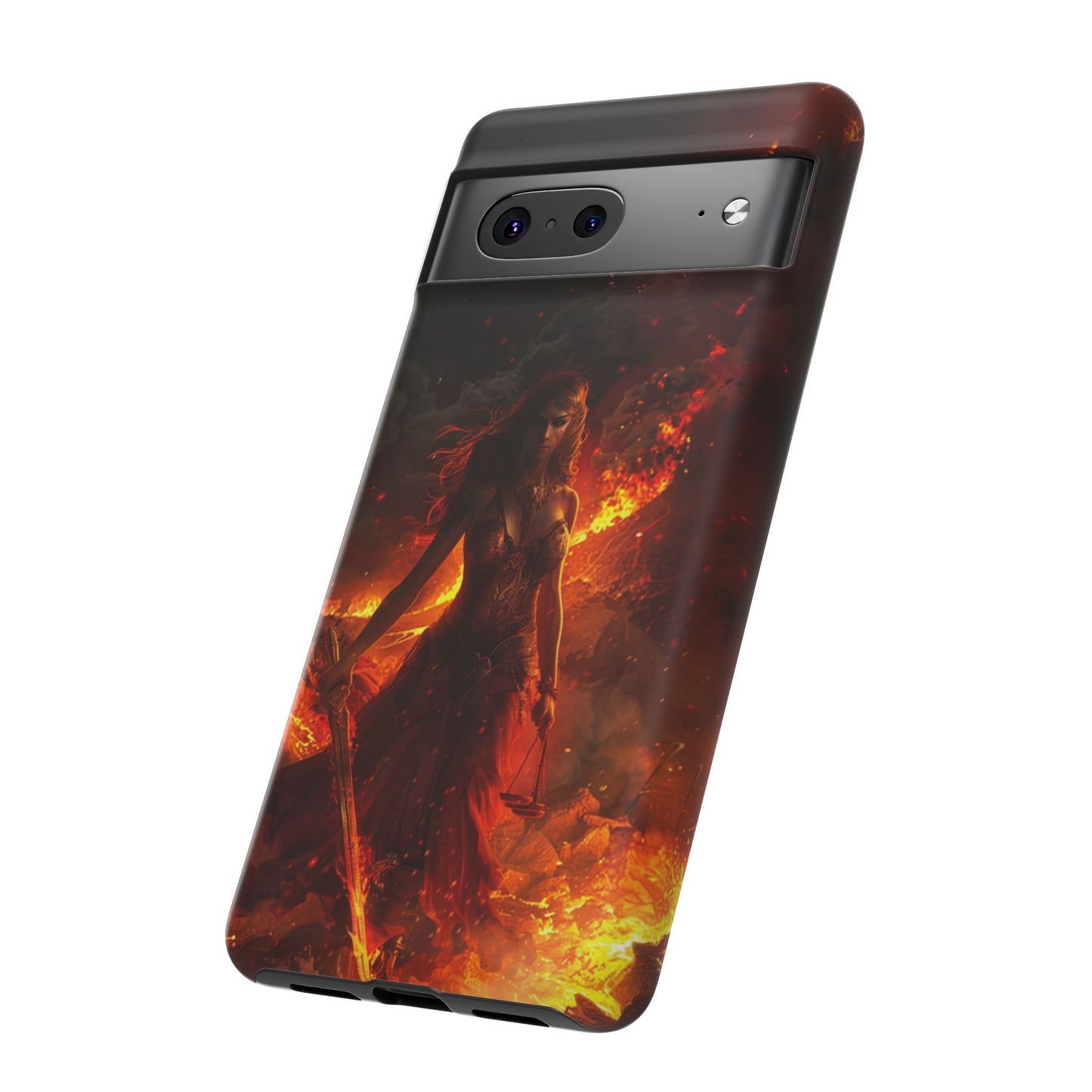 Fiery Goddess Nemesis Phone Case - iPhone, Google Pixel, Samsung Galaxy