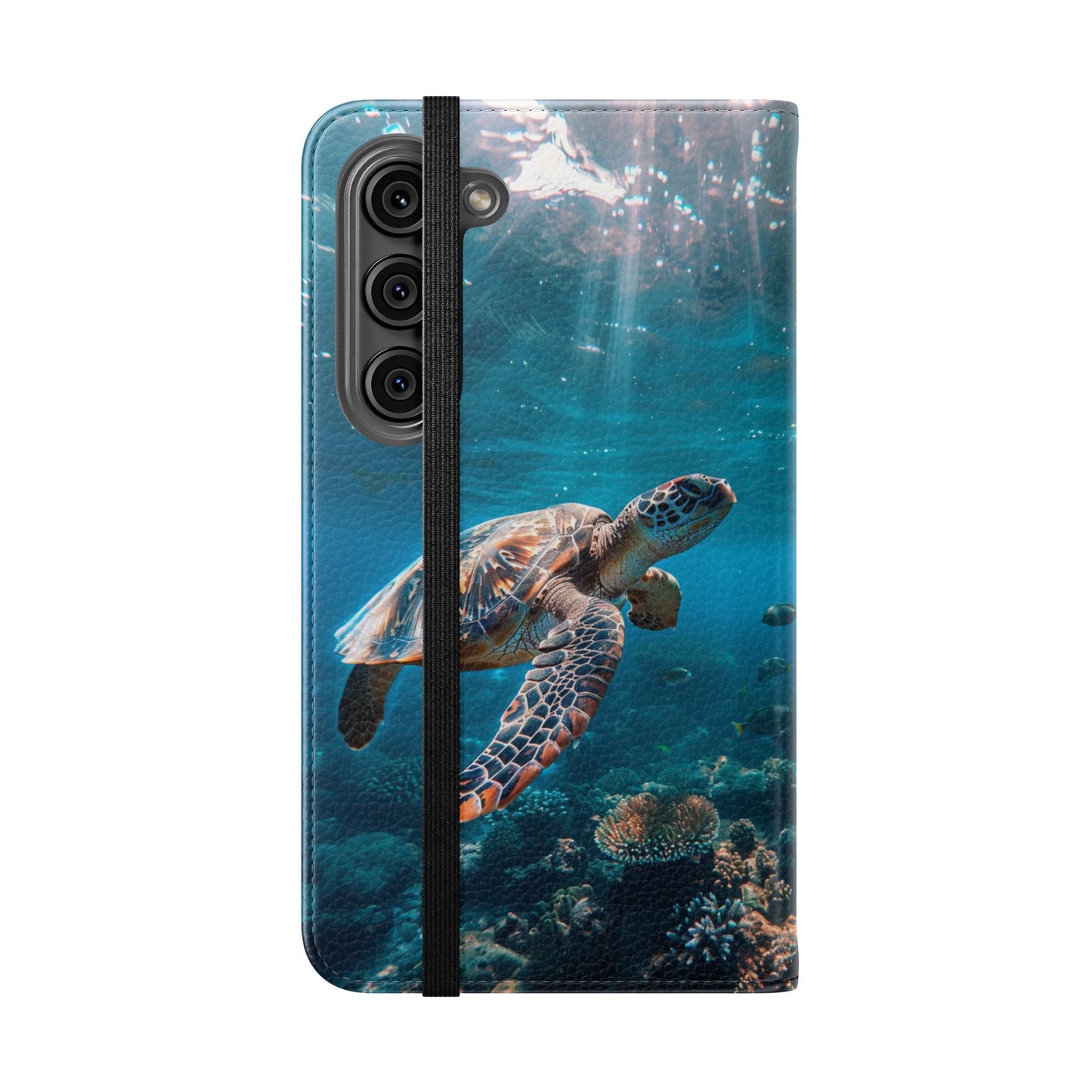 Ocean Guardian Sea Turtle - Wallet Flip Case