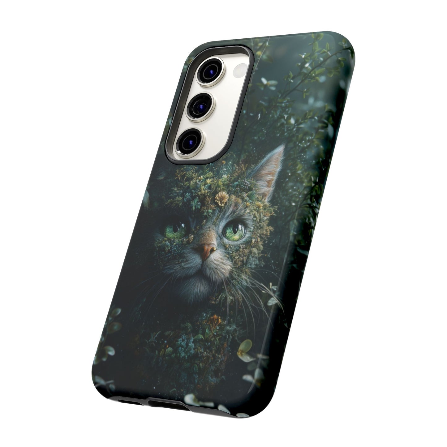 Forest Fantasy Cat Phone Case – iPhone, Google Pixel, Samsung Galaxy