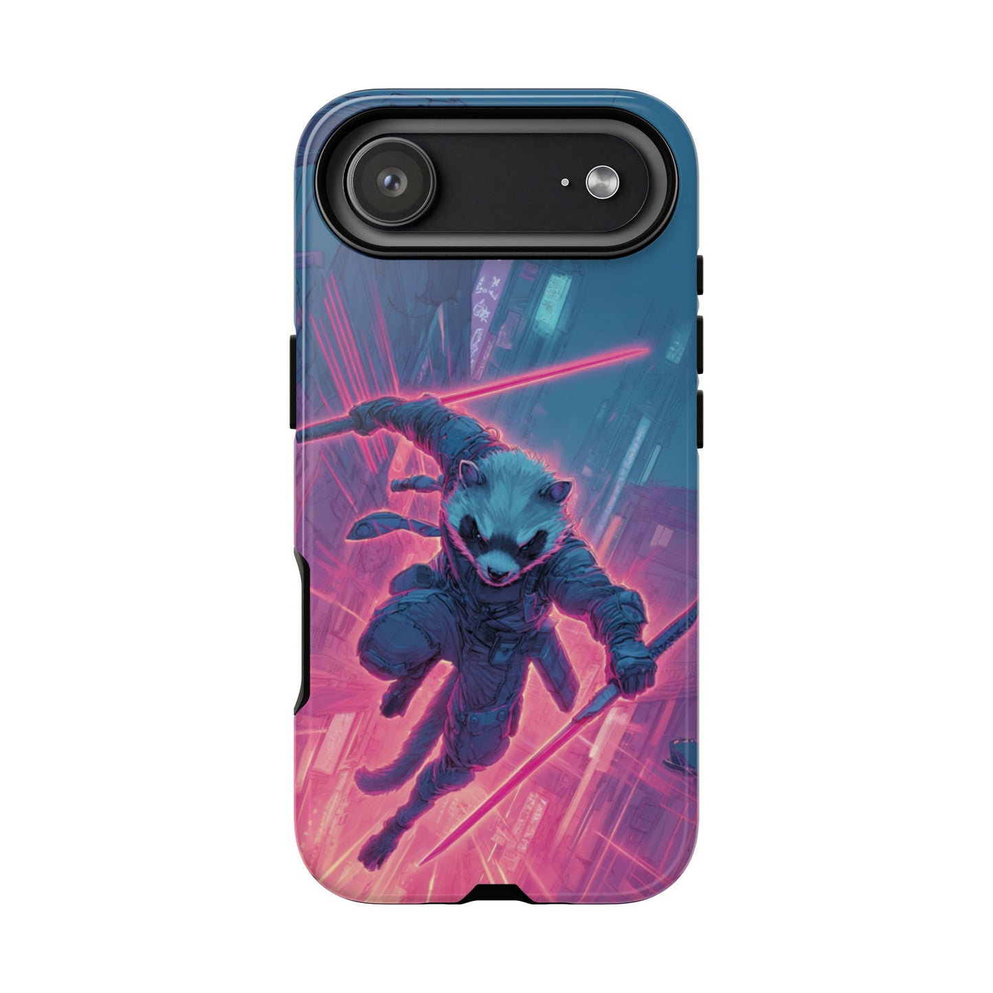 Cyberpunk Ferret - Tough iPhone Case