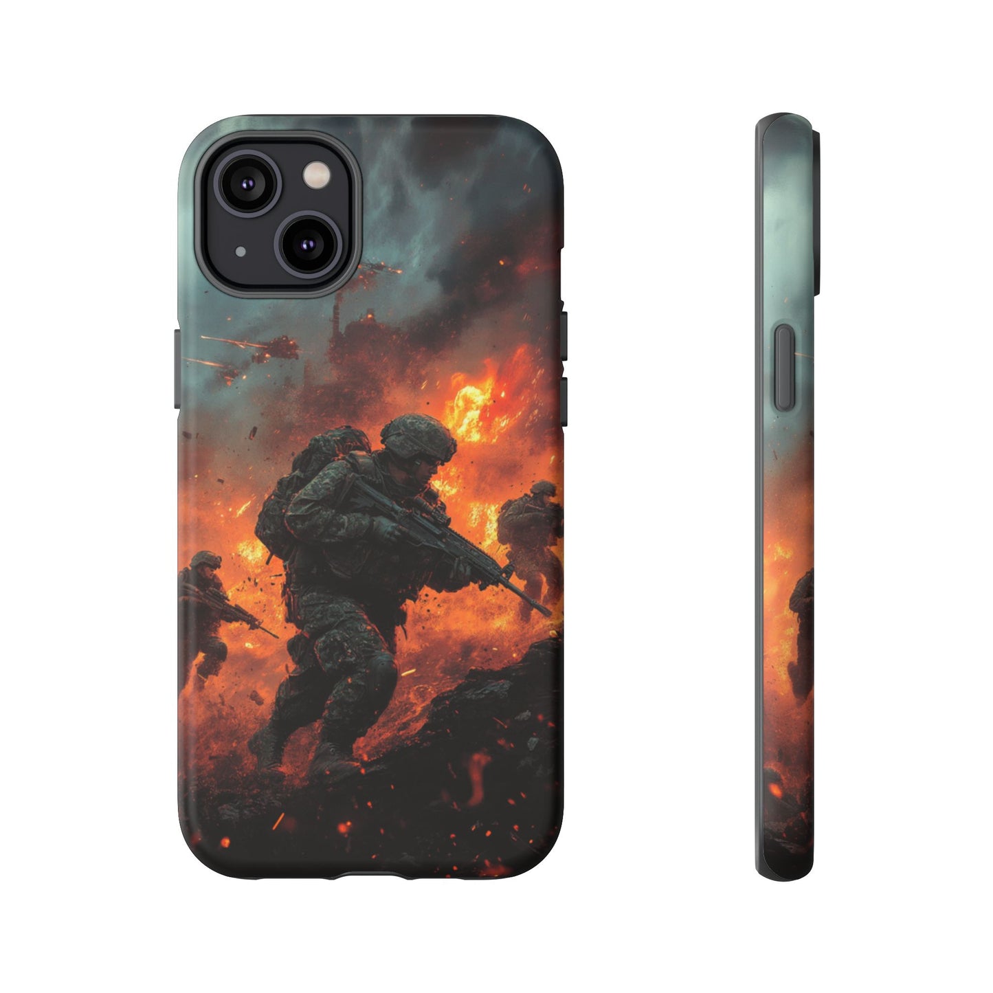 Epic Battlefield Soldier Phone Case - iPhone, Google Pixel, Samsung Galaxy