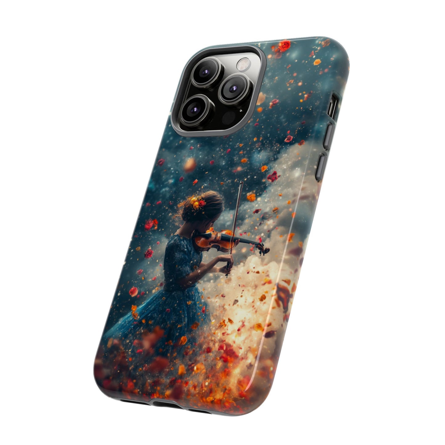 Petal Breeze Violinist Phone Case - iPhone, Google Pixel, Samsung Galaxy