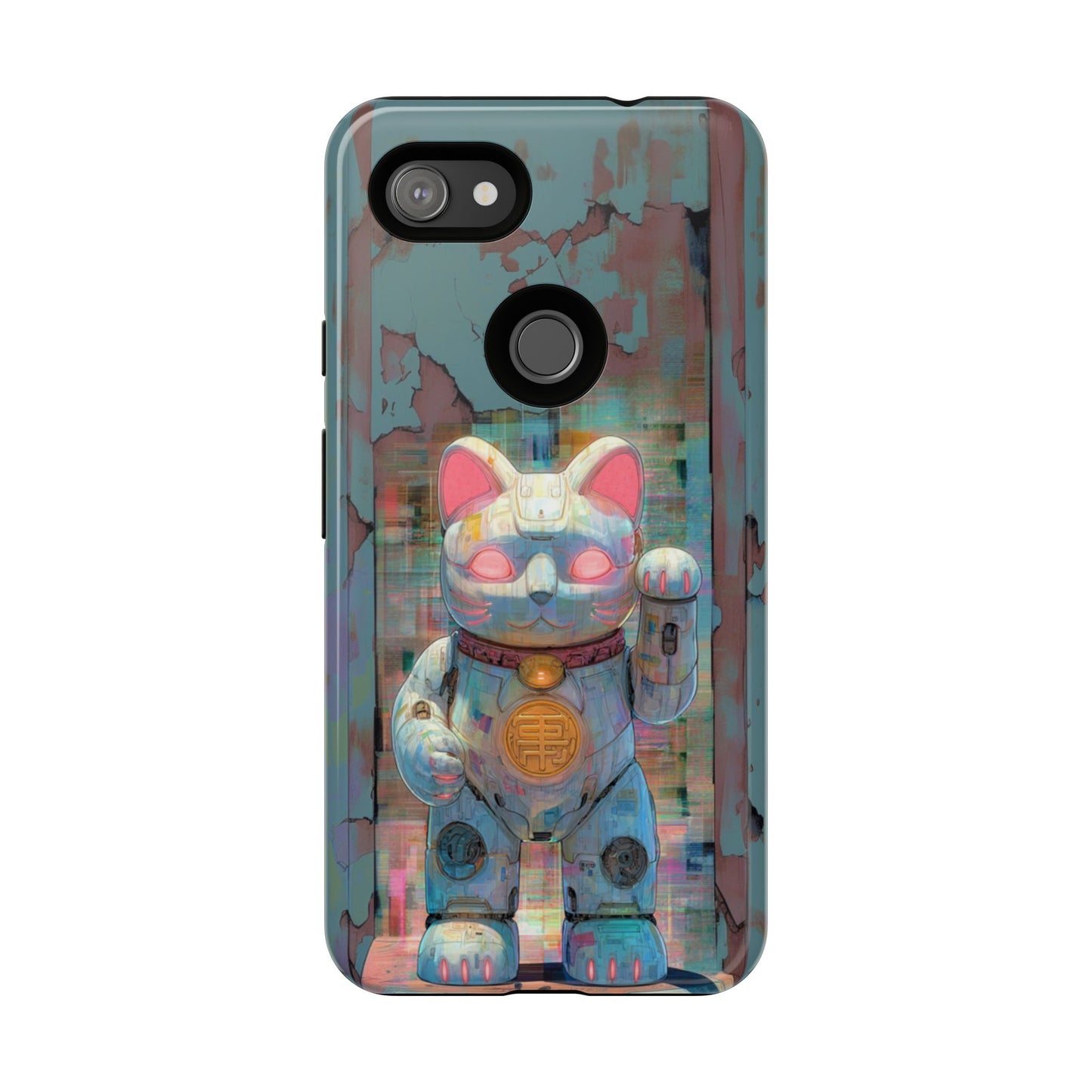 Cyber Lucky Cat - Tough Google Pixel Case