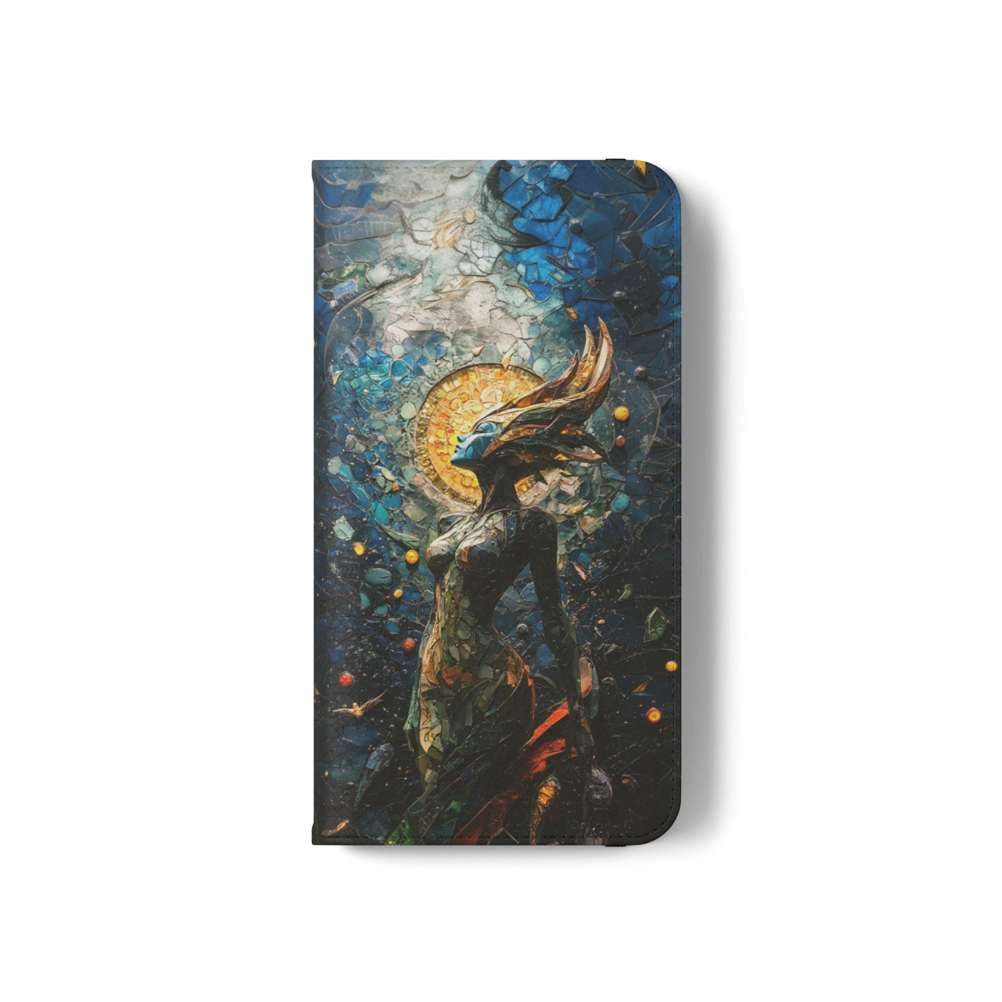 Stained Glass Goddess - Wallet Flip Case