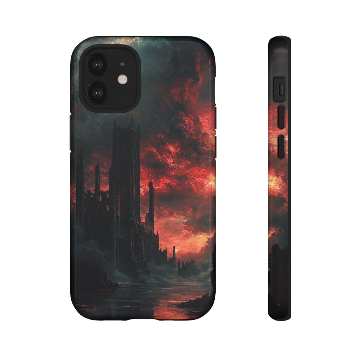 Crimson Dread Citadel – Tough iPhone Case