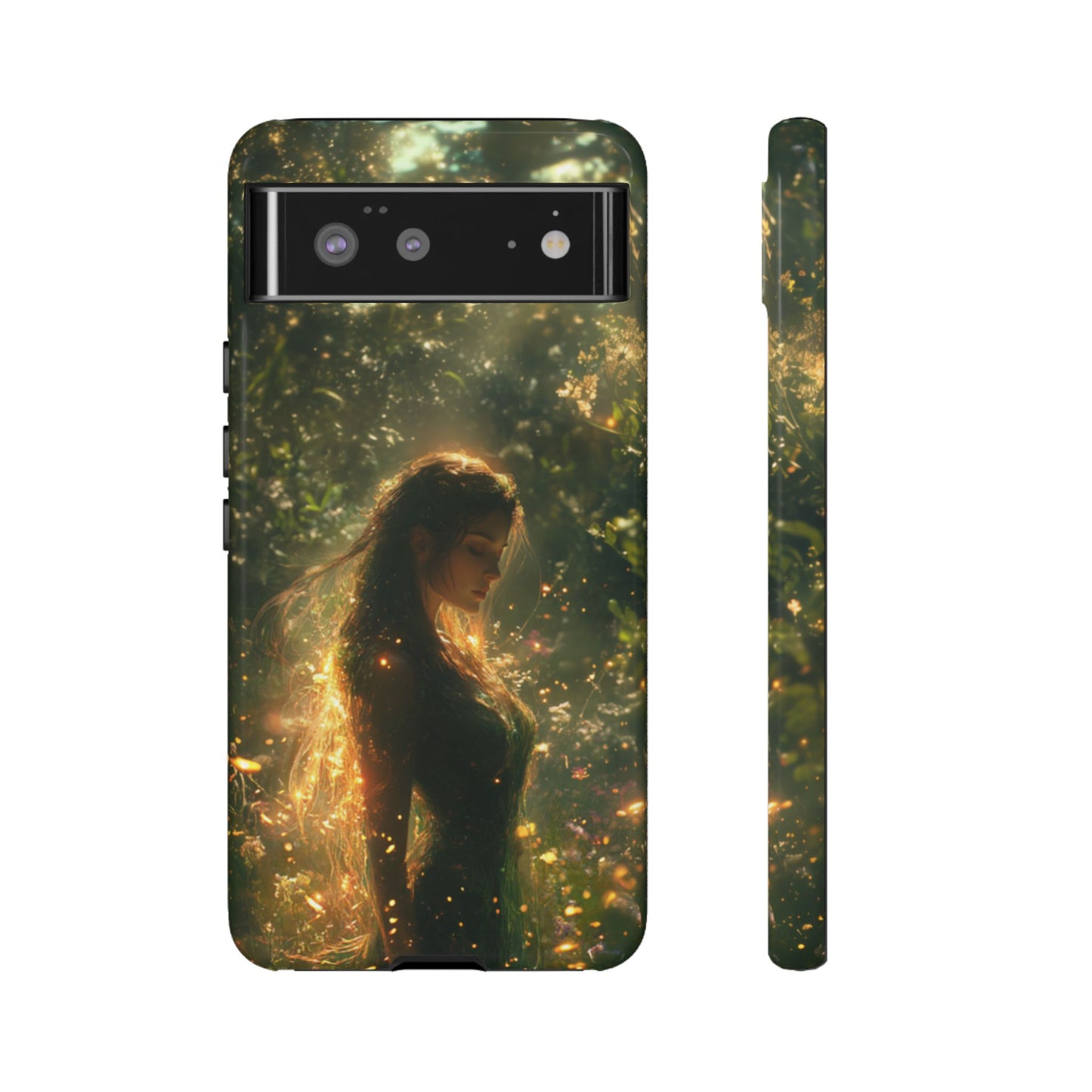 Forest Goddess Golden Light Meadow - Tough Google Pixel Case
