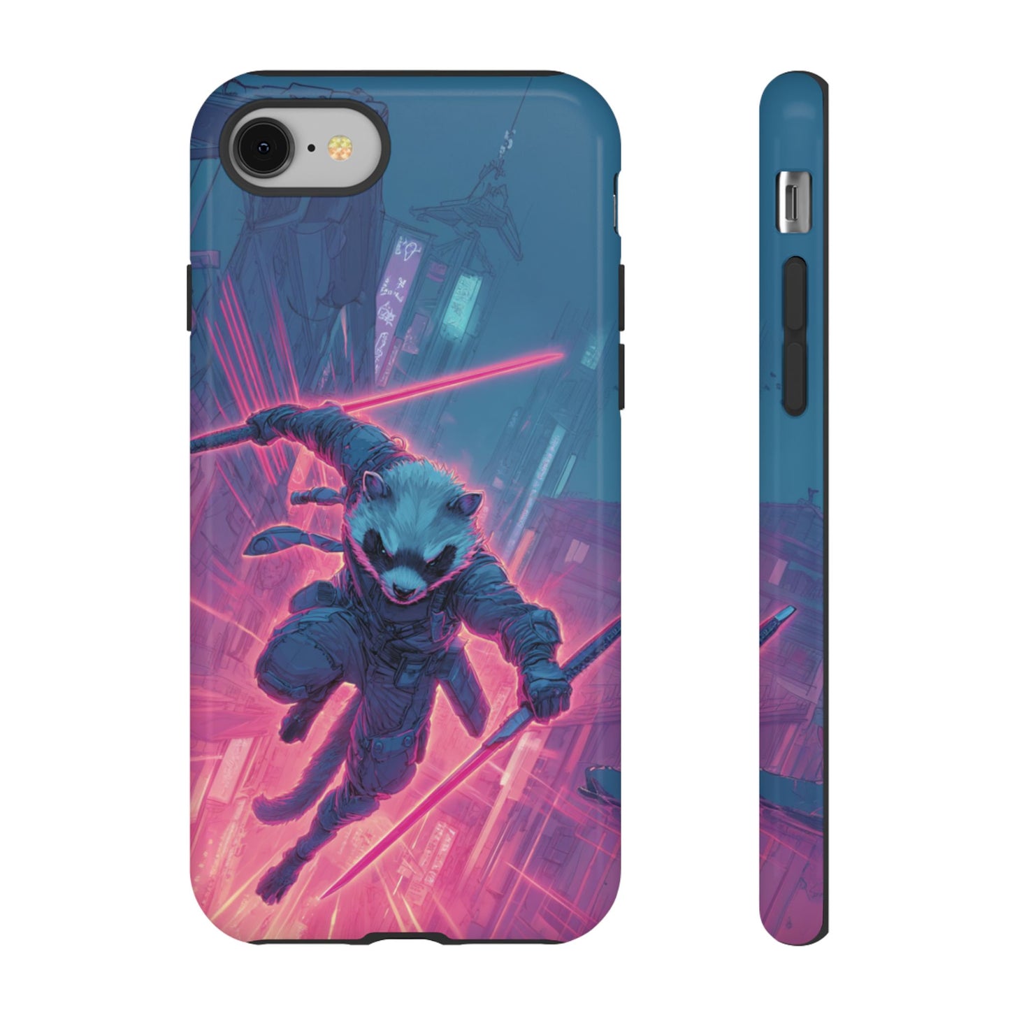 Cyberpunk Ferret - Tough iPhone Case
