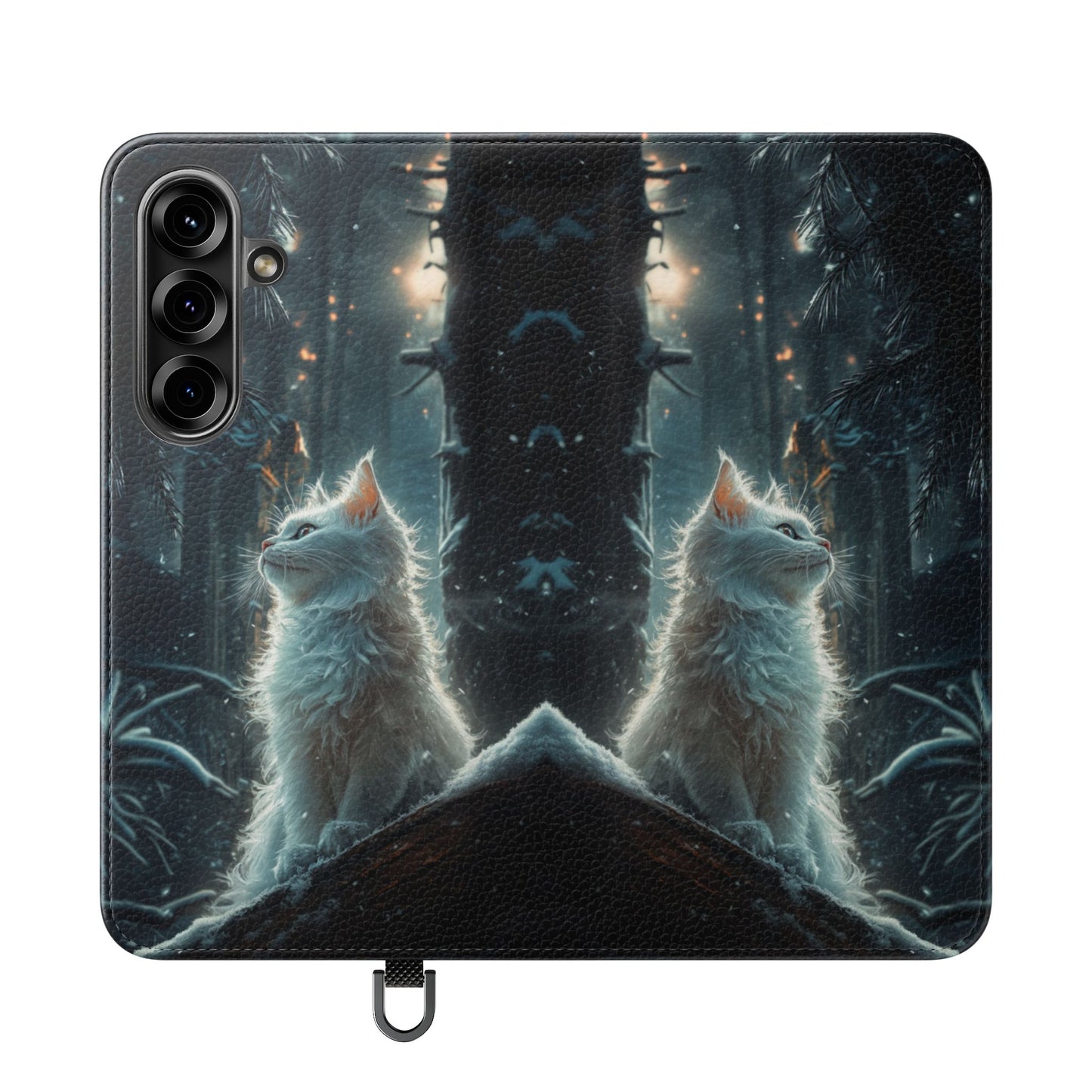 Winter Spirit Cat - Wallet Flip Case