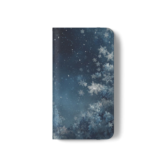 Winter Snowflakes - Wallet Flip Case