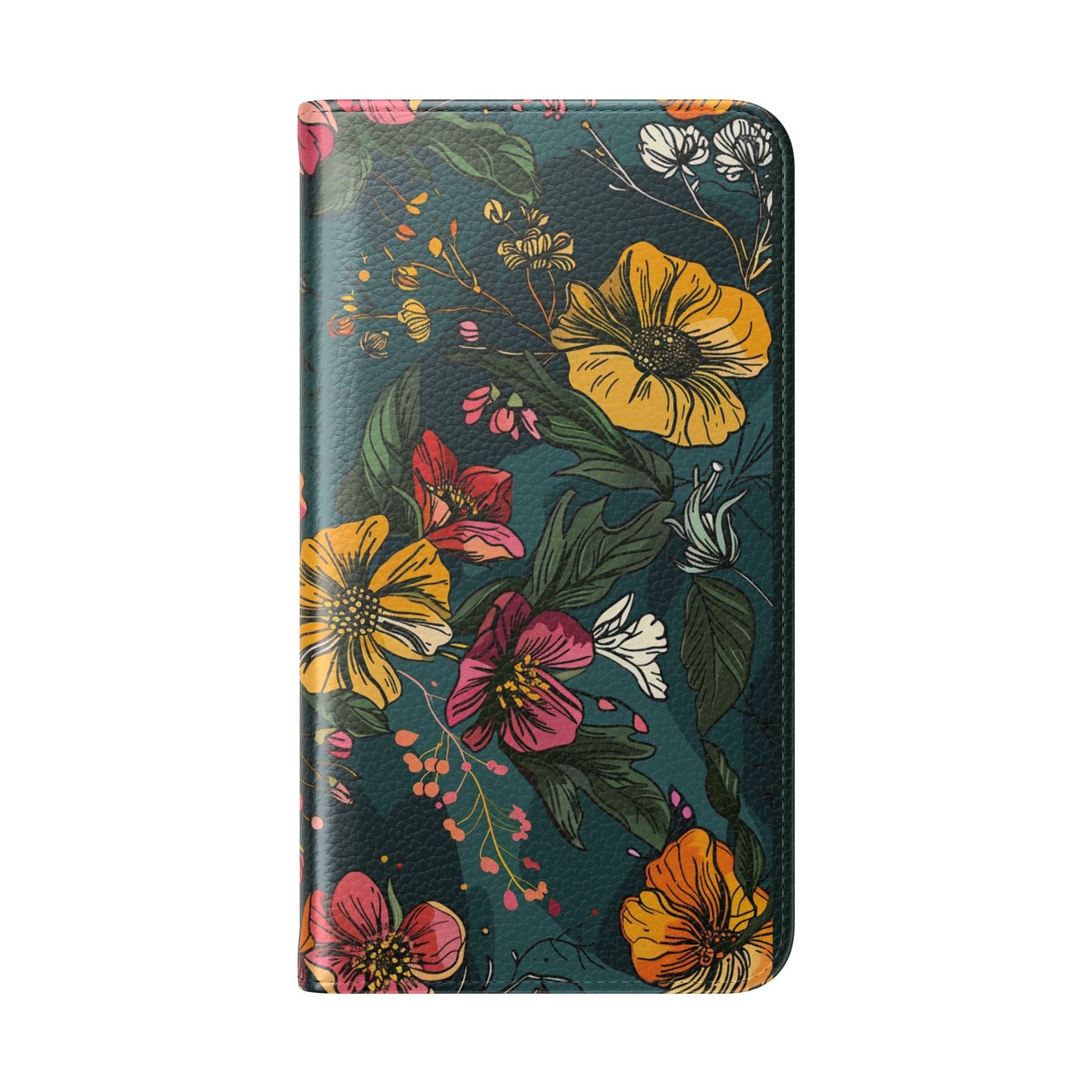 Vintage Floral Bloom - Wallet Flip Case