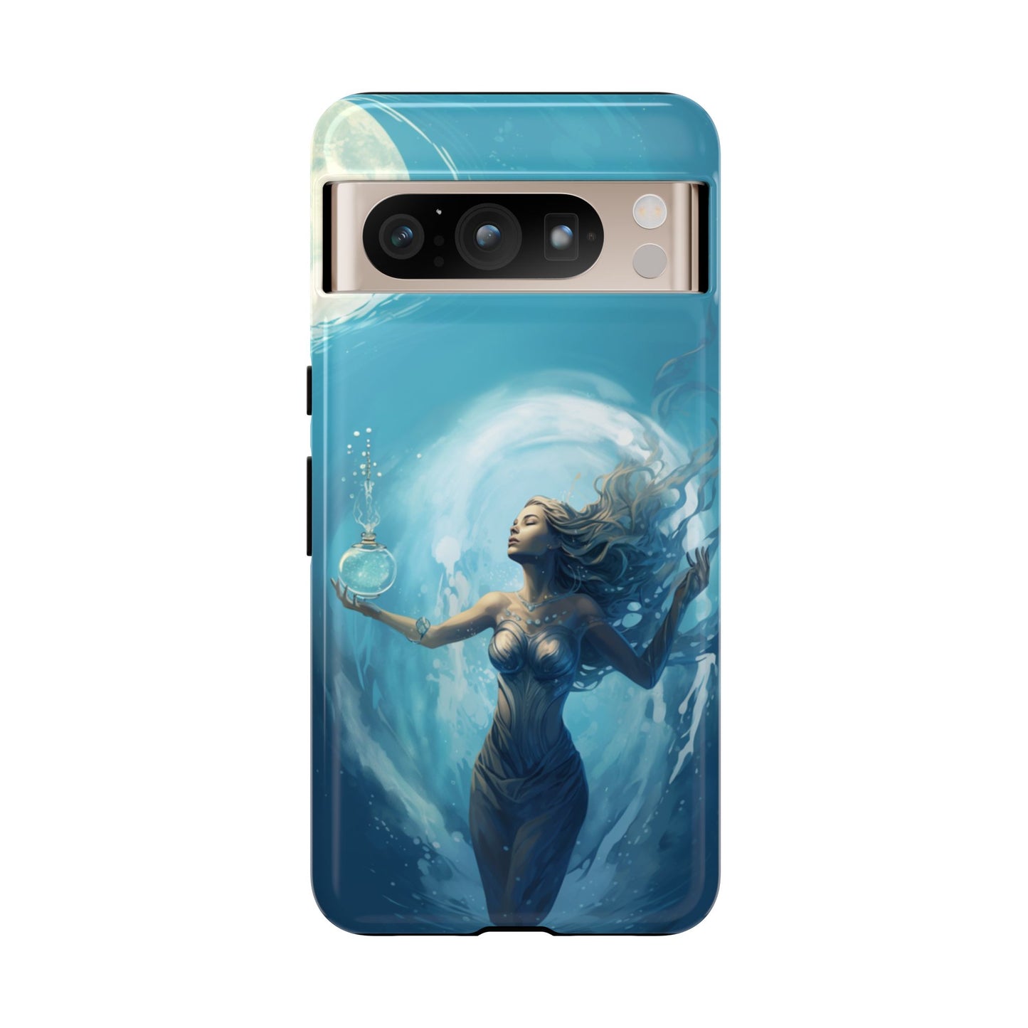 Aquarius Lunar Water Bearer Phone Case – iPhone, Google Pixel, Samsung Galaxy