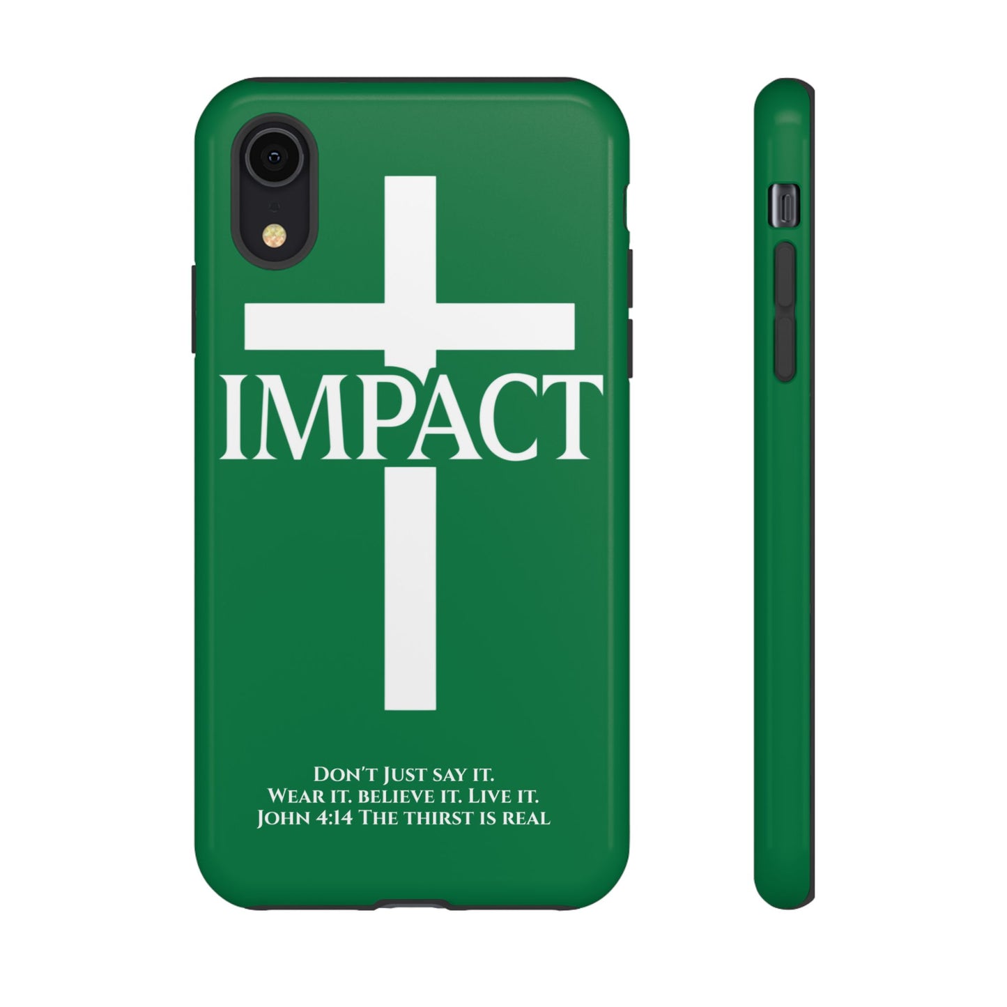 Impact Green - Tough iPhone Case