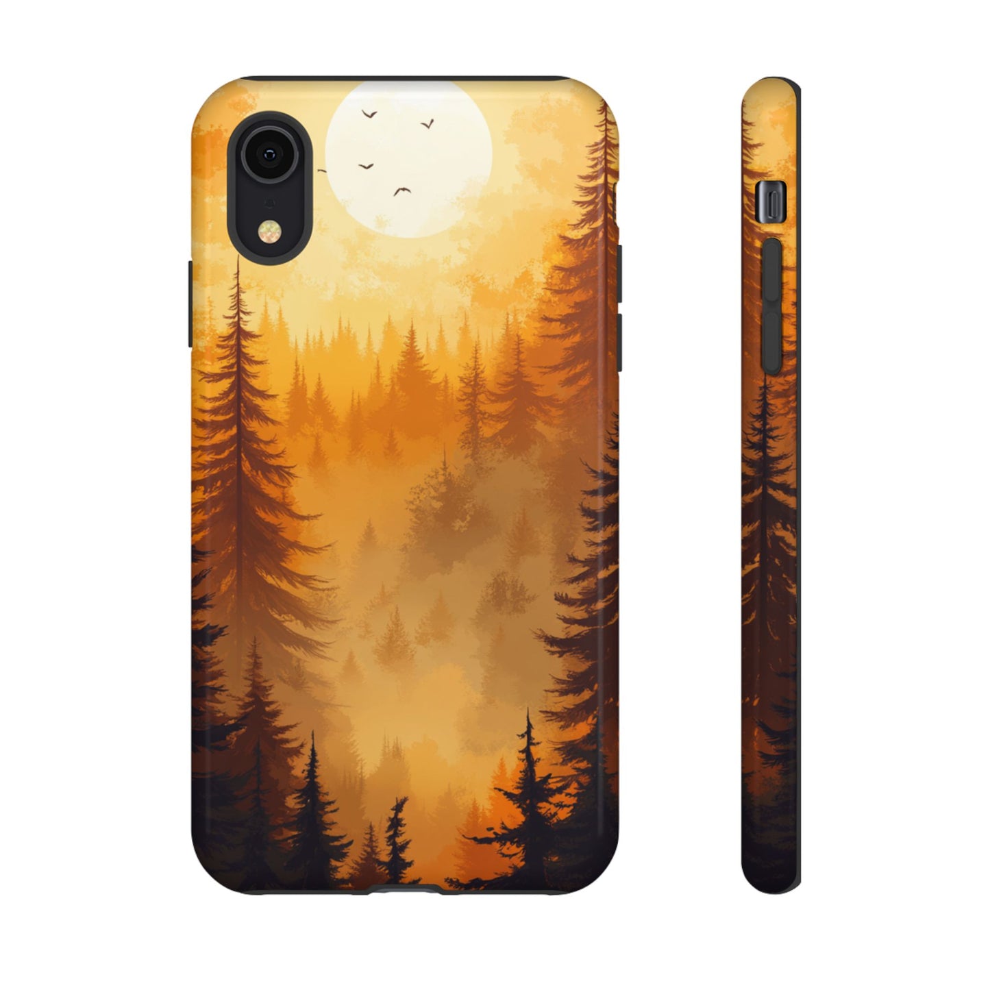 Golden Forest Silhouette – Tough iPhone Case
