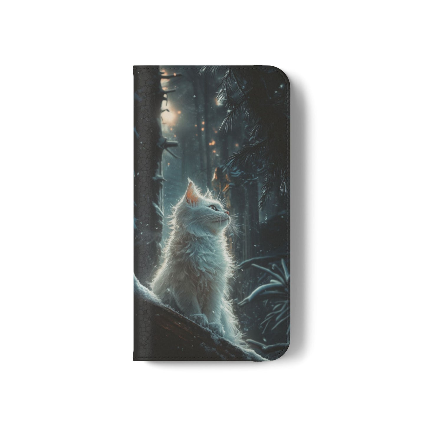 Winter Spirit Cat - Wallet Flip Case