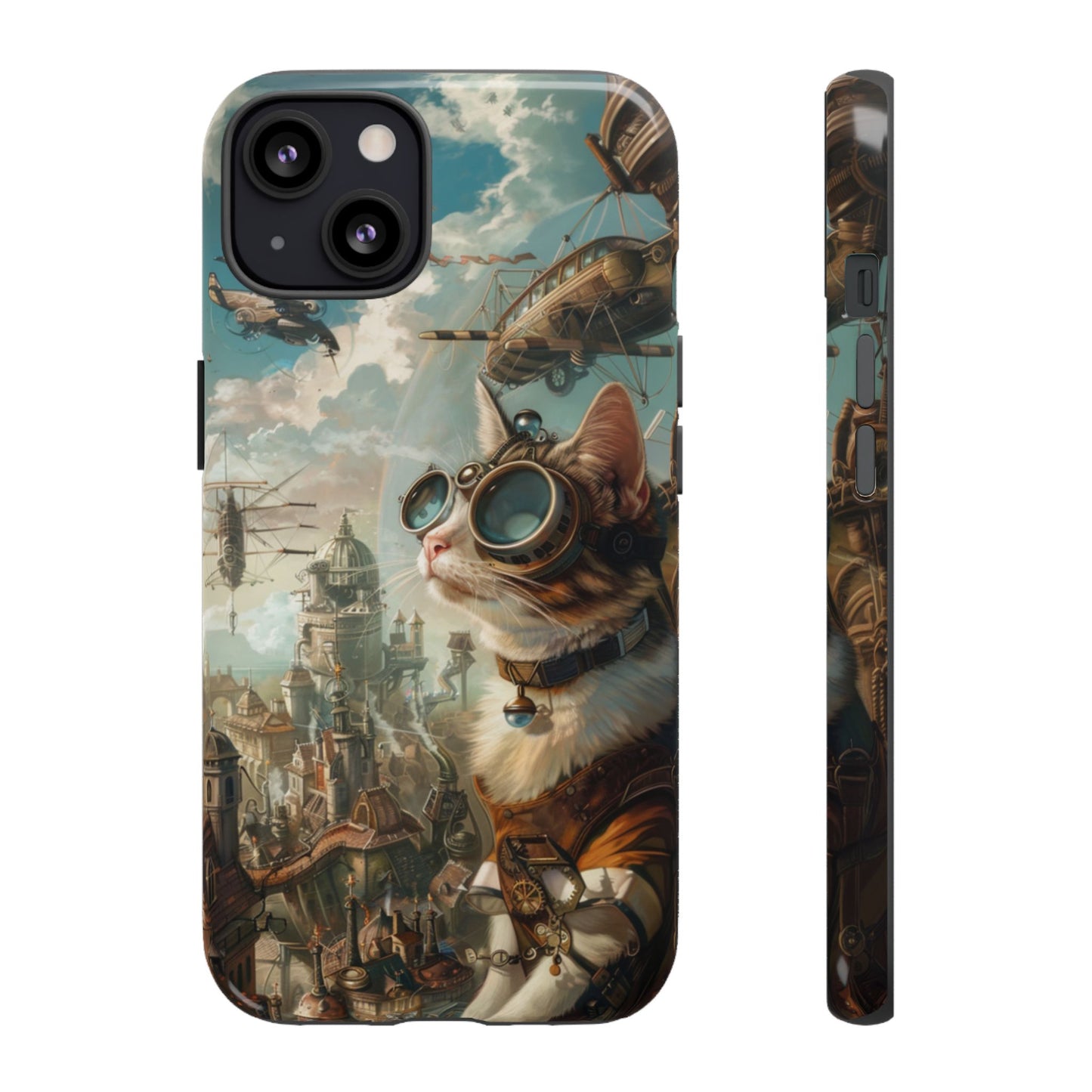 Steampunk Aviator Cat - Tough iPhone Case