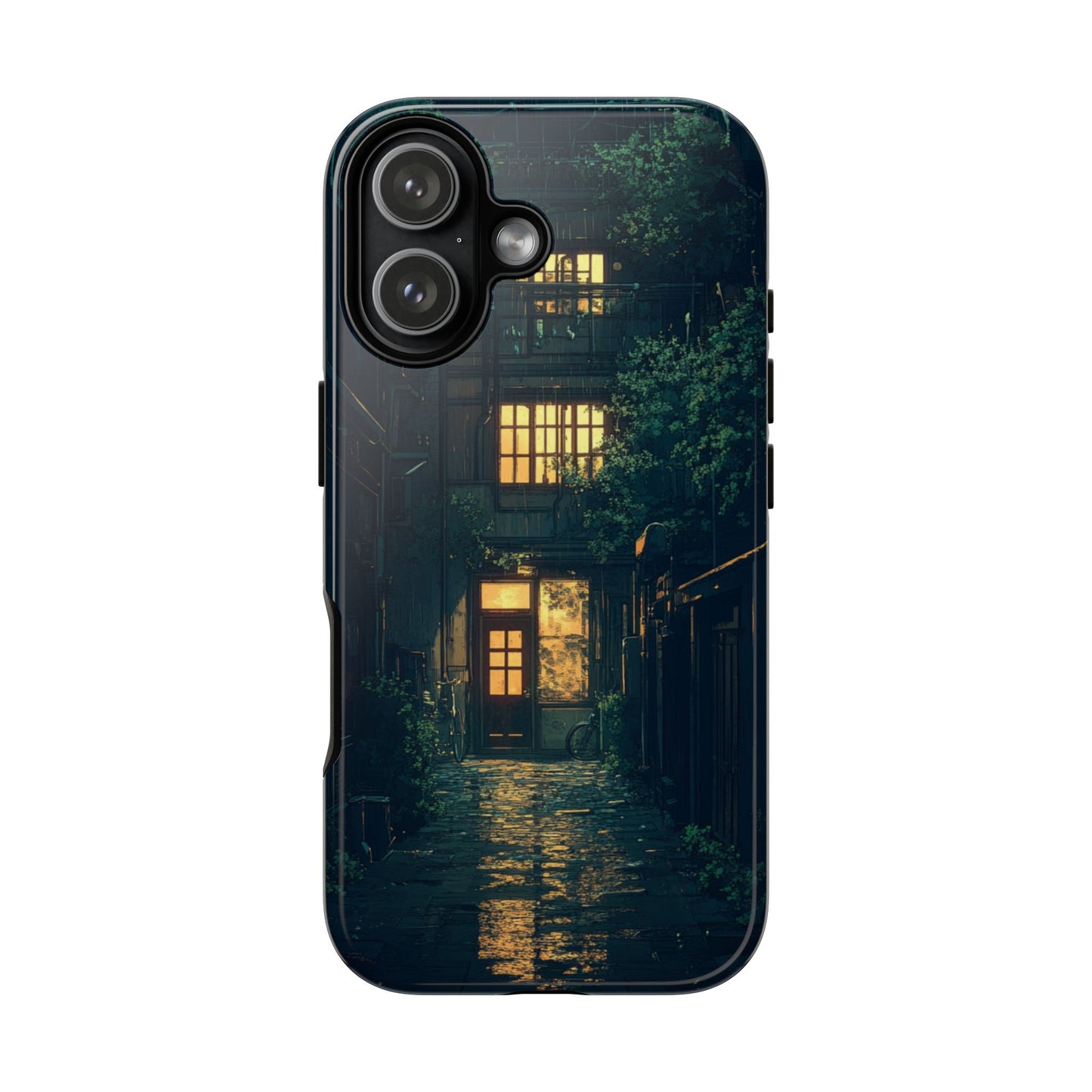 Rainy Alley - Tough iPhone Case
