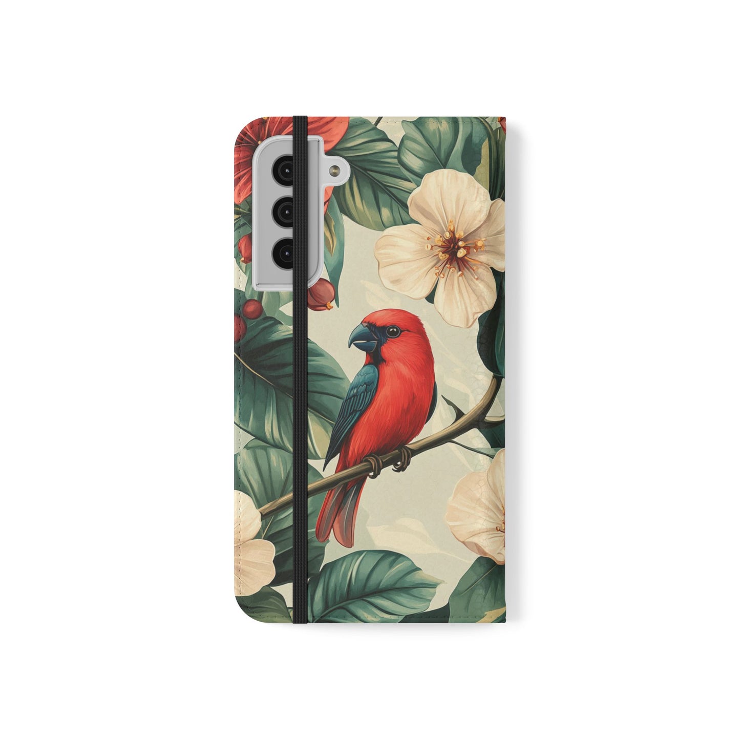 Scarlet Songbird - Wallet Flip Case