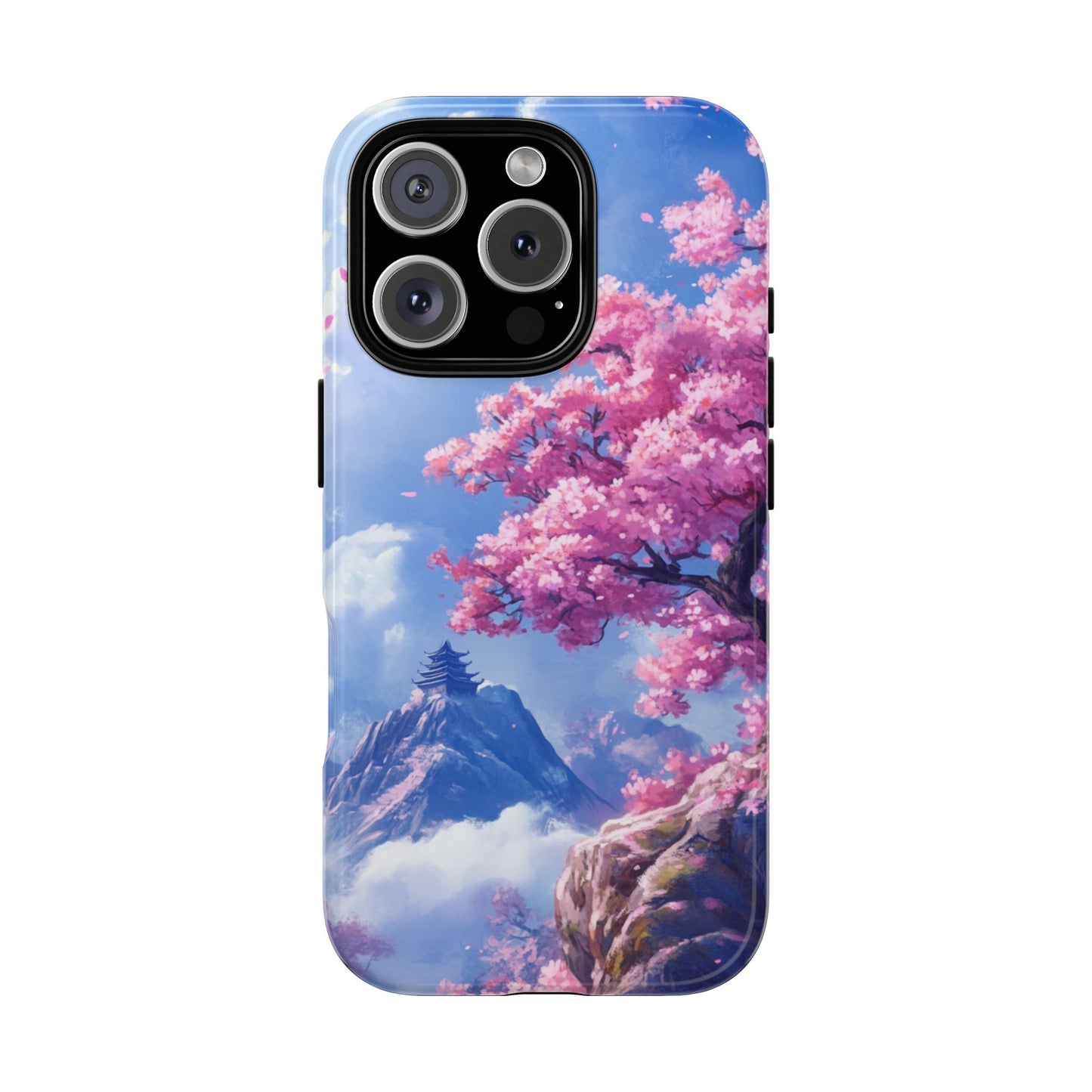 Sakura Sky Temple - Tough iPhone Case