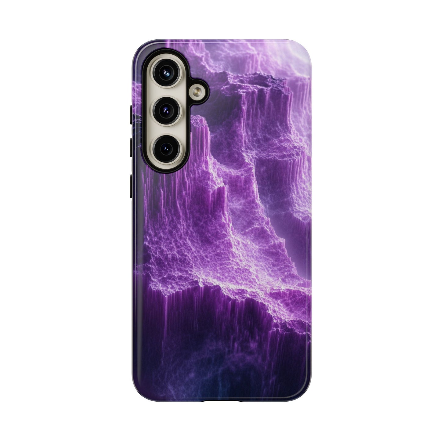 Purple Crystal Canyon - Tough Samsung Galaxy Case
