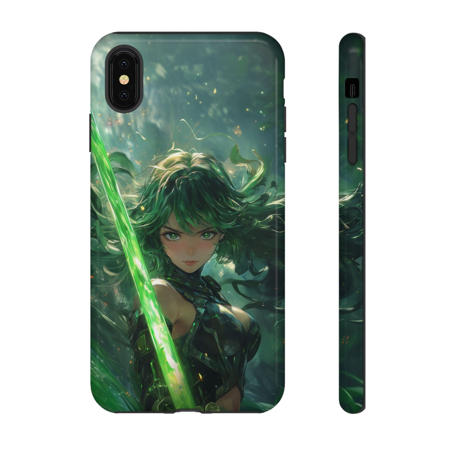 Emerald Blade Warrior – Tough iPhone Case