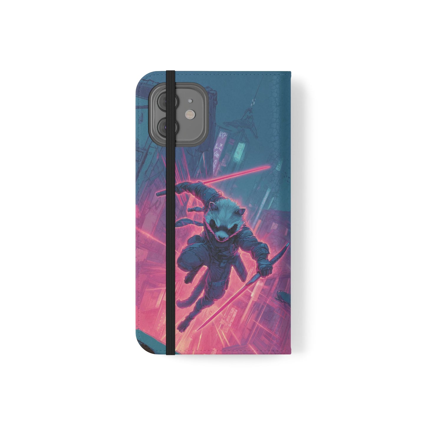 Cyberpunk Ferret - Wallet Flip Case