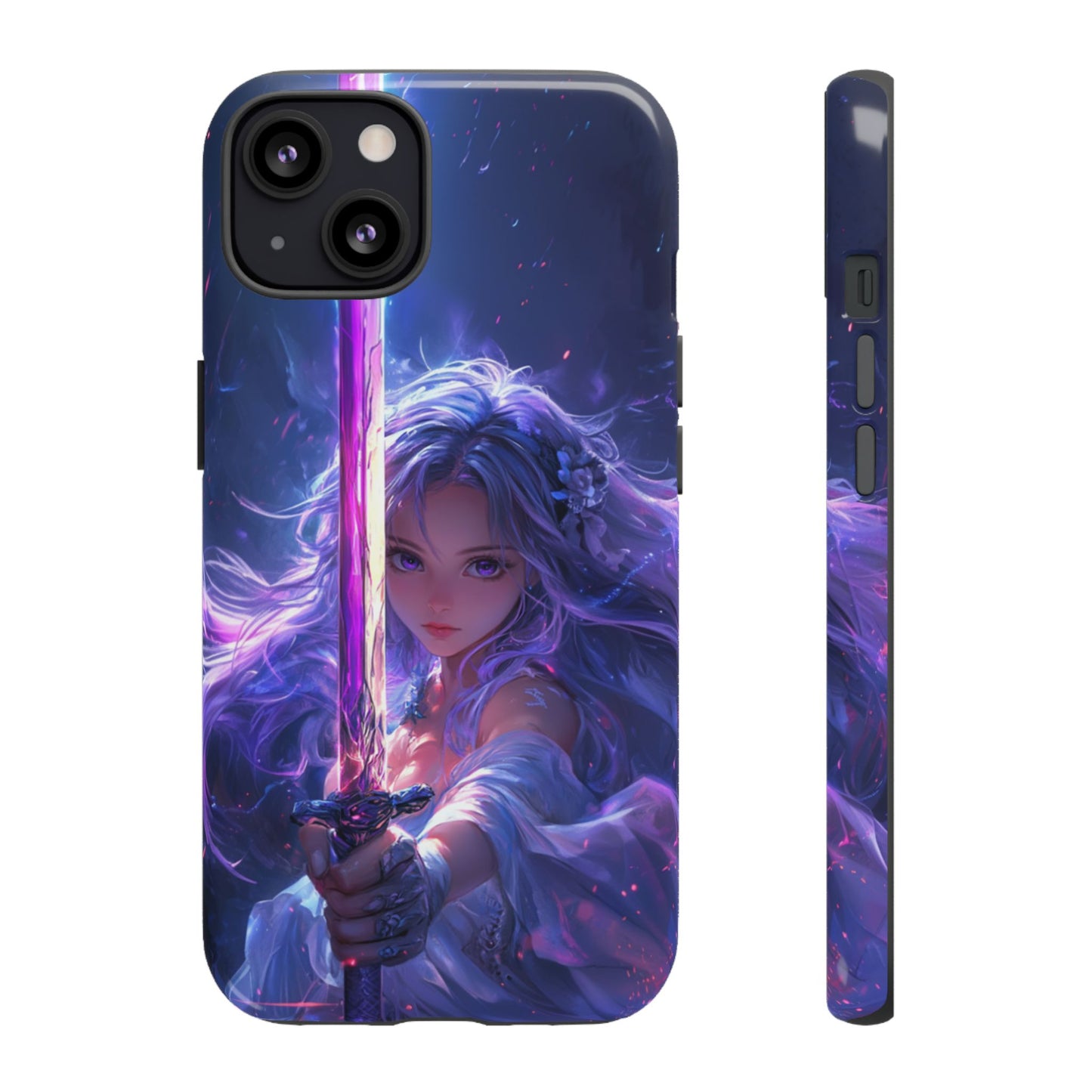 Violet Blade Warrior – Tough iPhone Case
