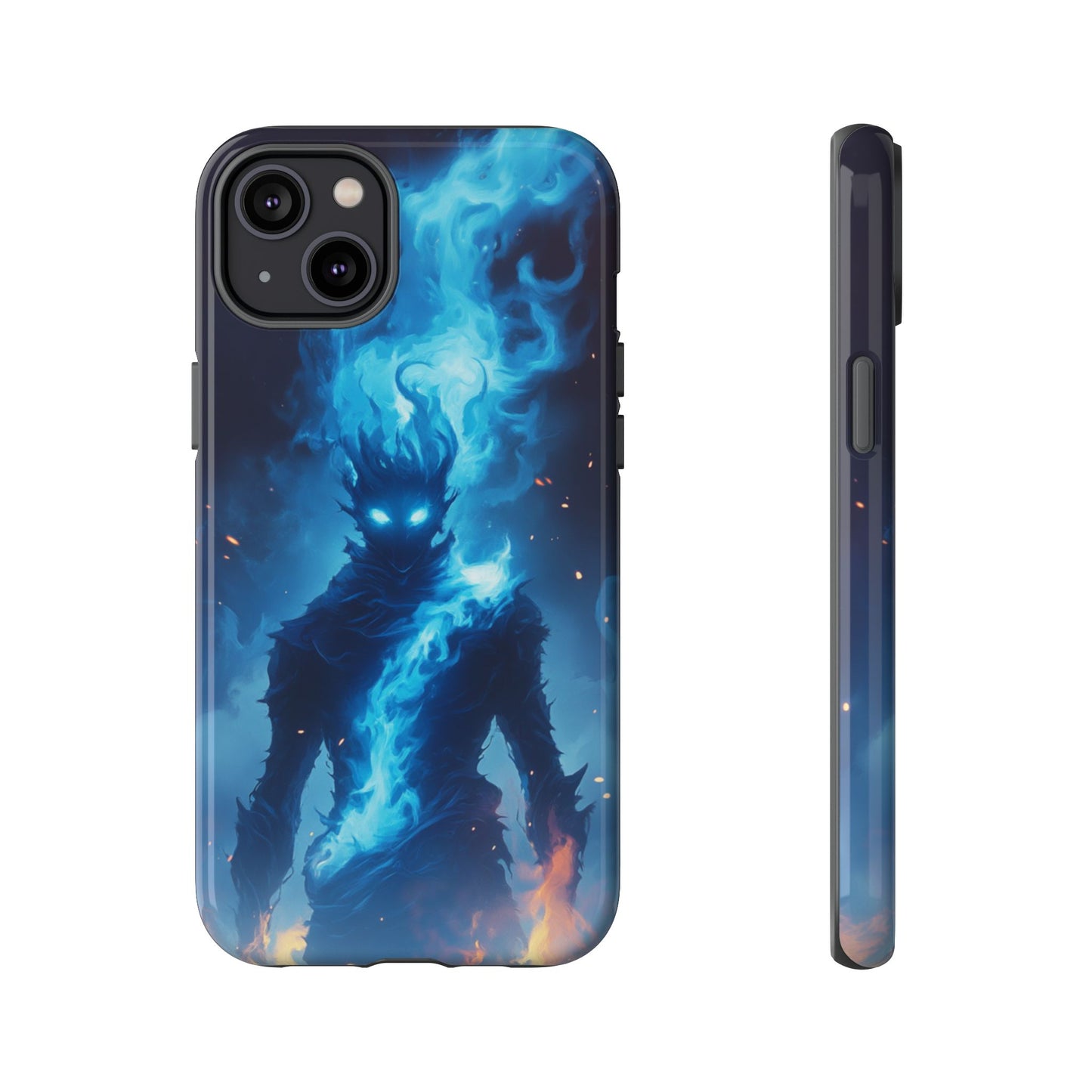 Blue Flame Spirit - Tough iPhone Case