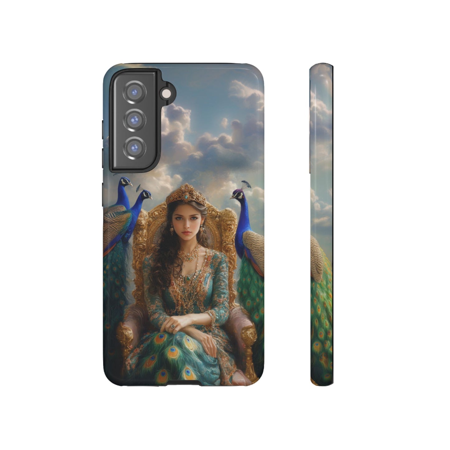 Hera Peacock Empress Golden Throne - Tough Samsung Galaxy Case