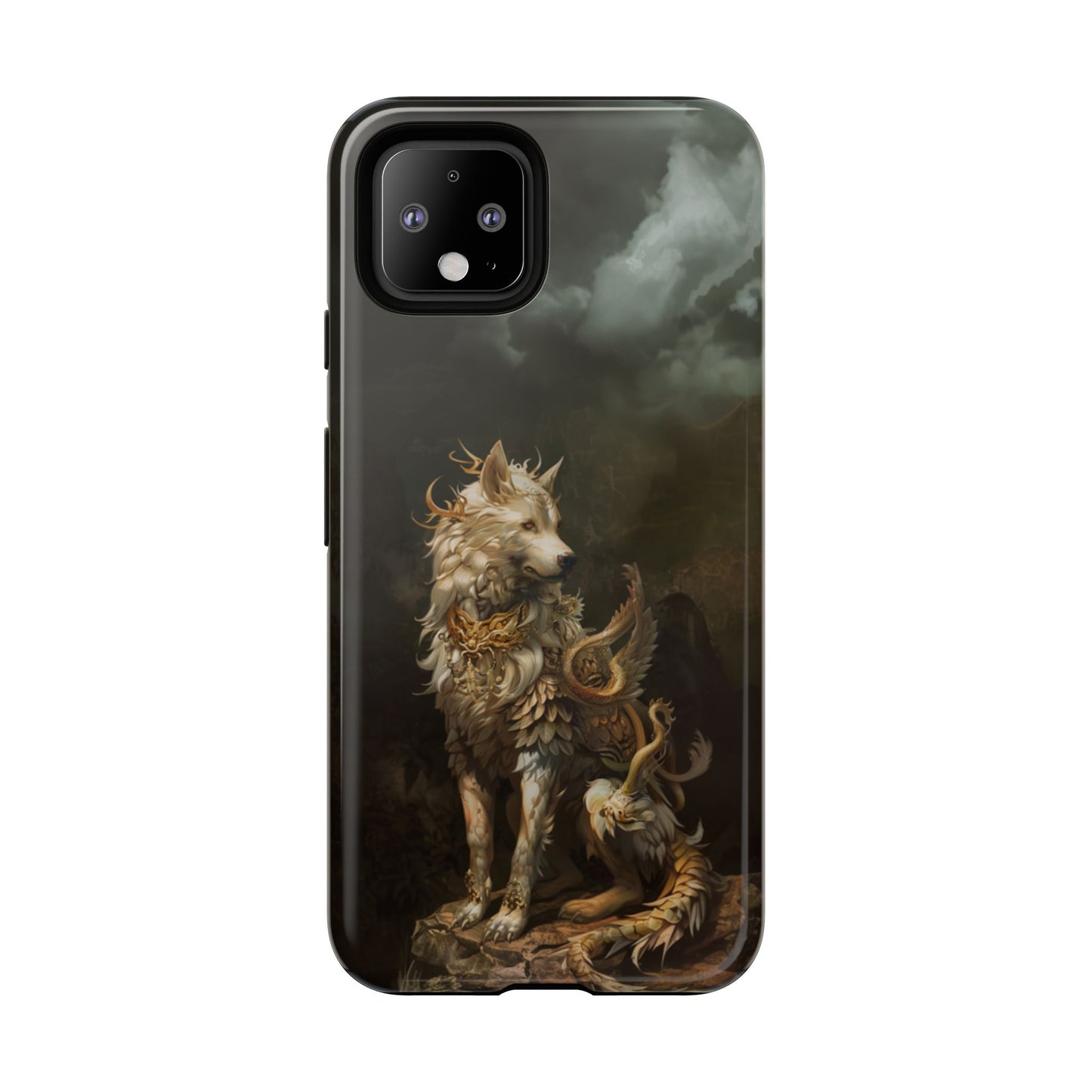 Antlered Wolf Guardian - Tough Google Pixel Case