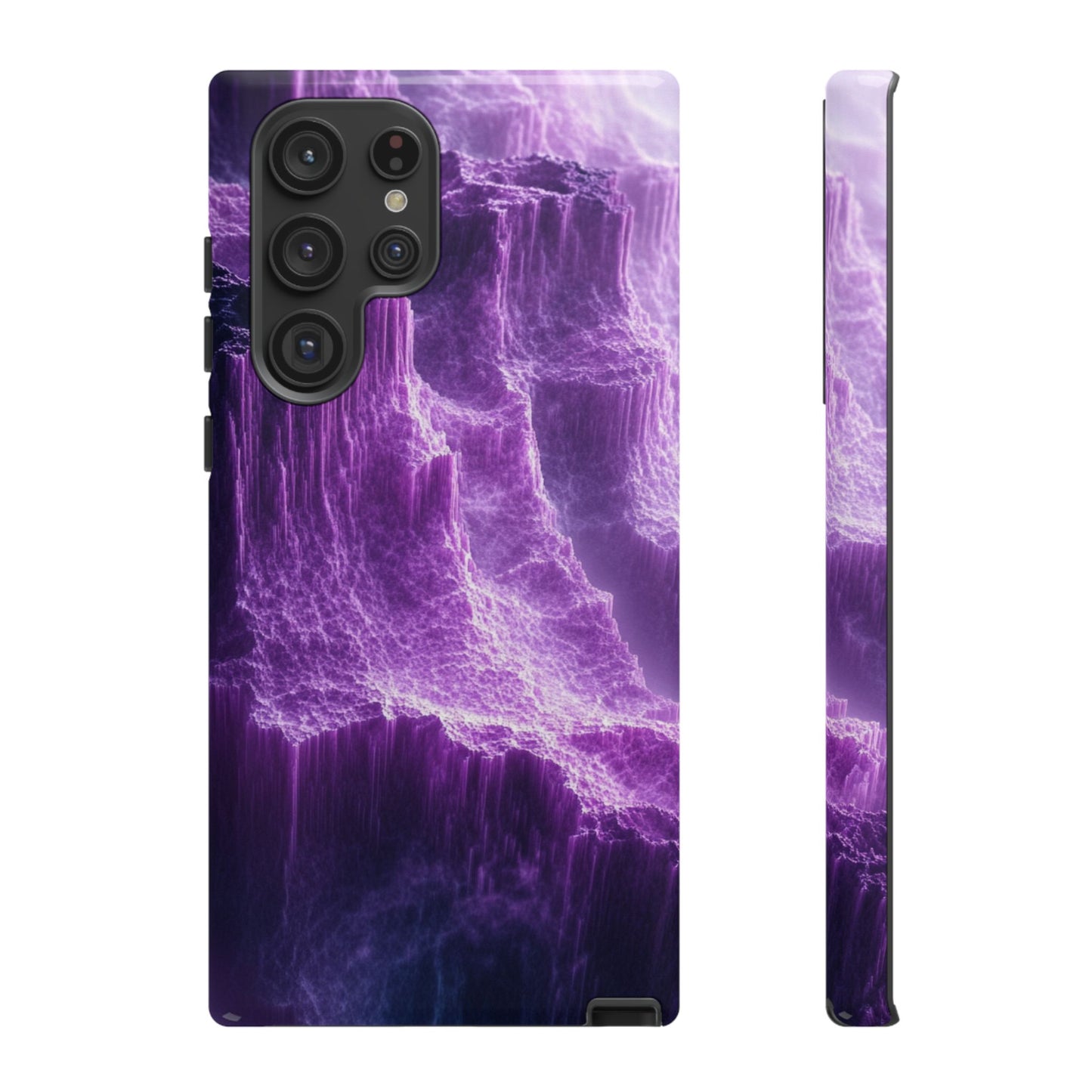 Purple Crystal Canyon - Tough Samsung Galaxy Case