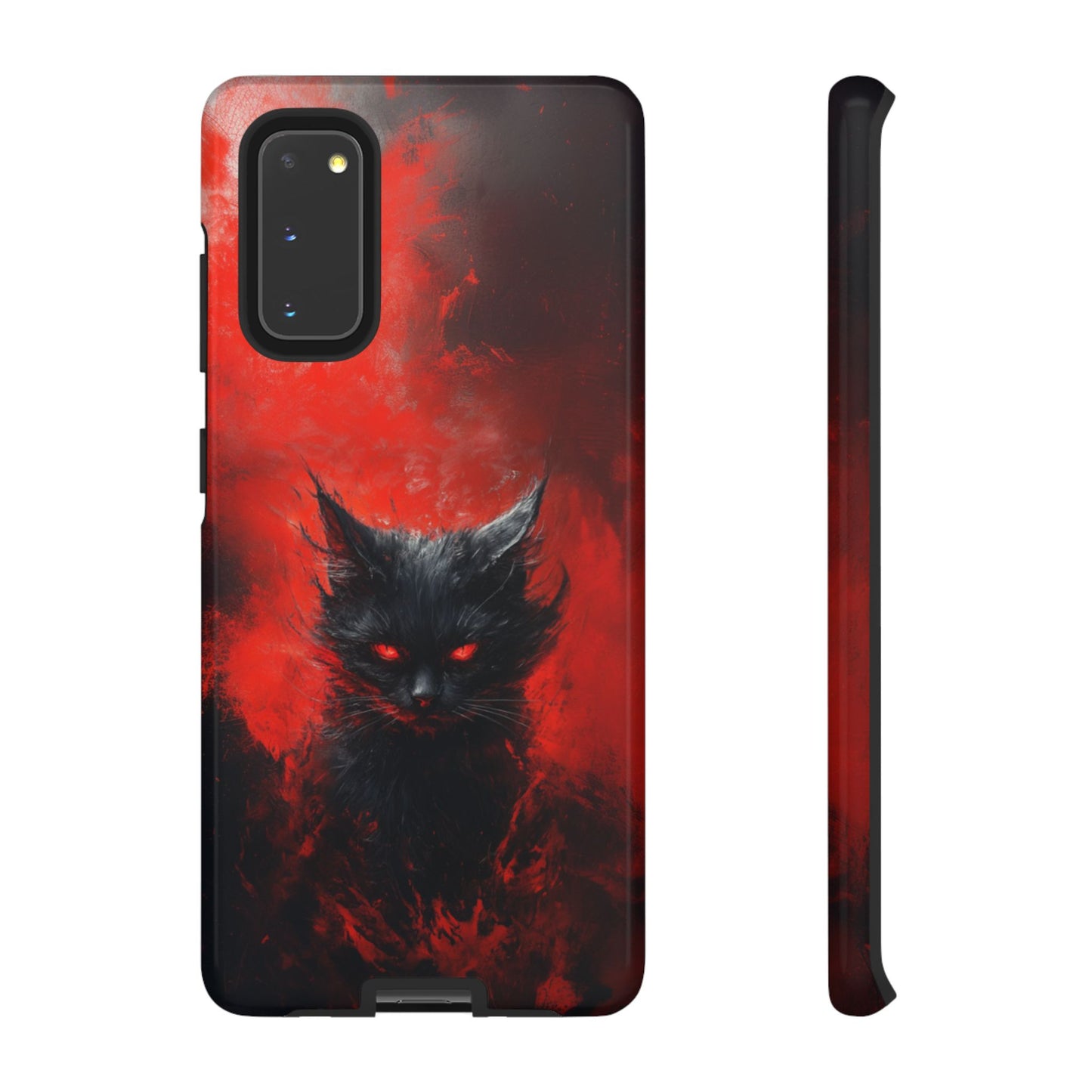 Fire Demon Black Cat - Tough Samsung Galaxy Case