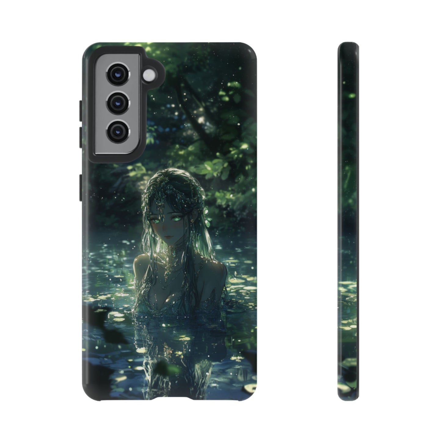 Forest Water Nymph Green Eyes Pond - Tough Samsung Galaxy Case