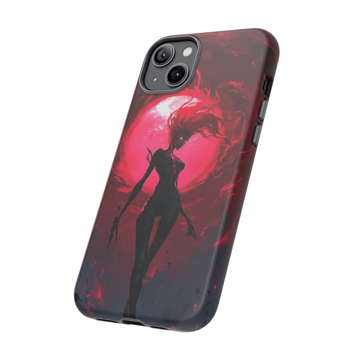 Crimson Eclipse Gothic Gaming Phone Case - iPhone, Google Pixel, Samsung Galaxy