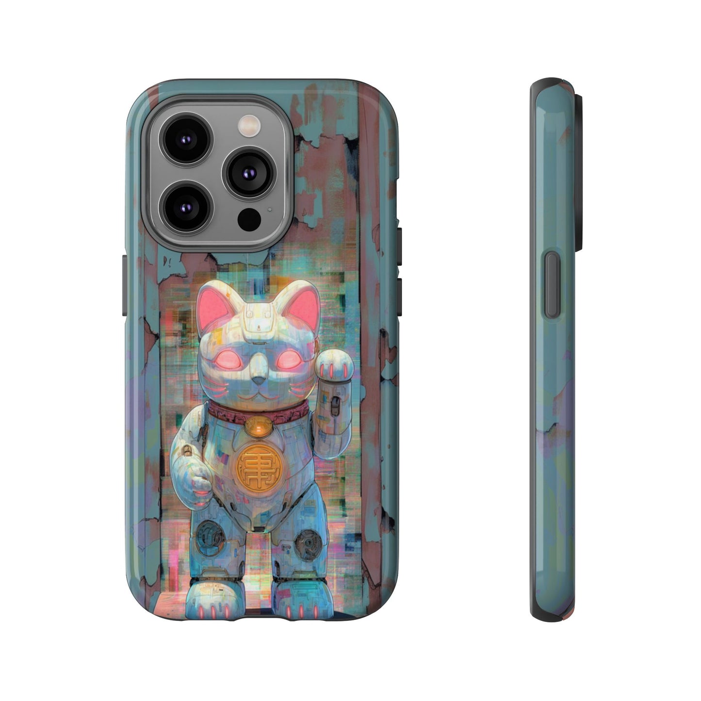 Cyber Lucky Cat - Tough iPhone Case